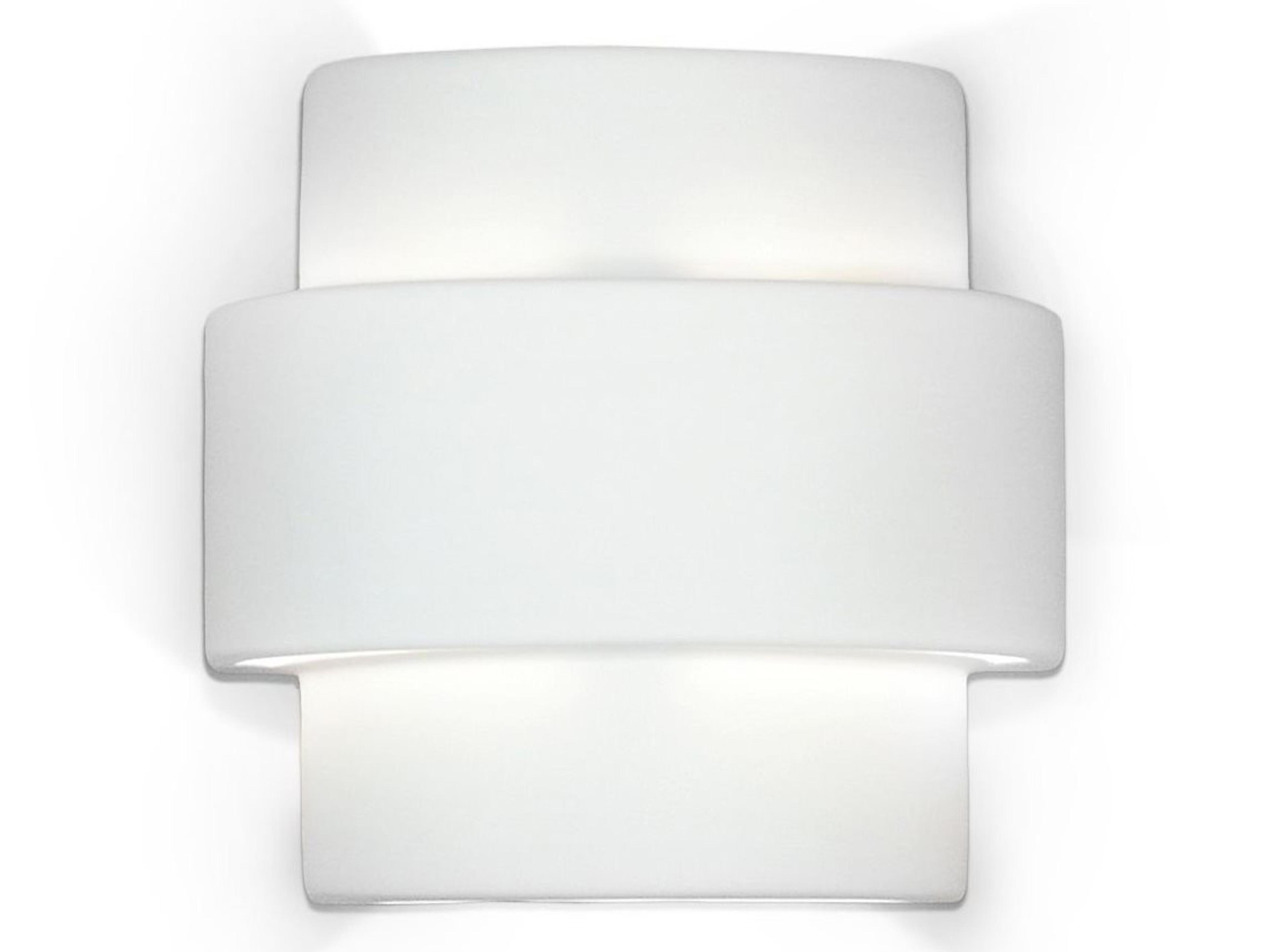 Santa Inez 1-Light White Wall Sconce