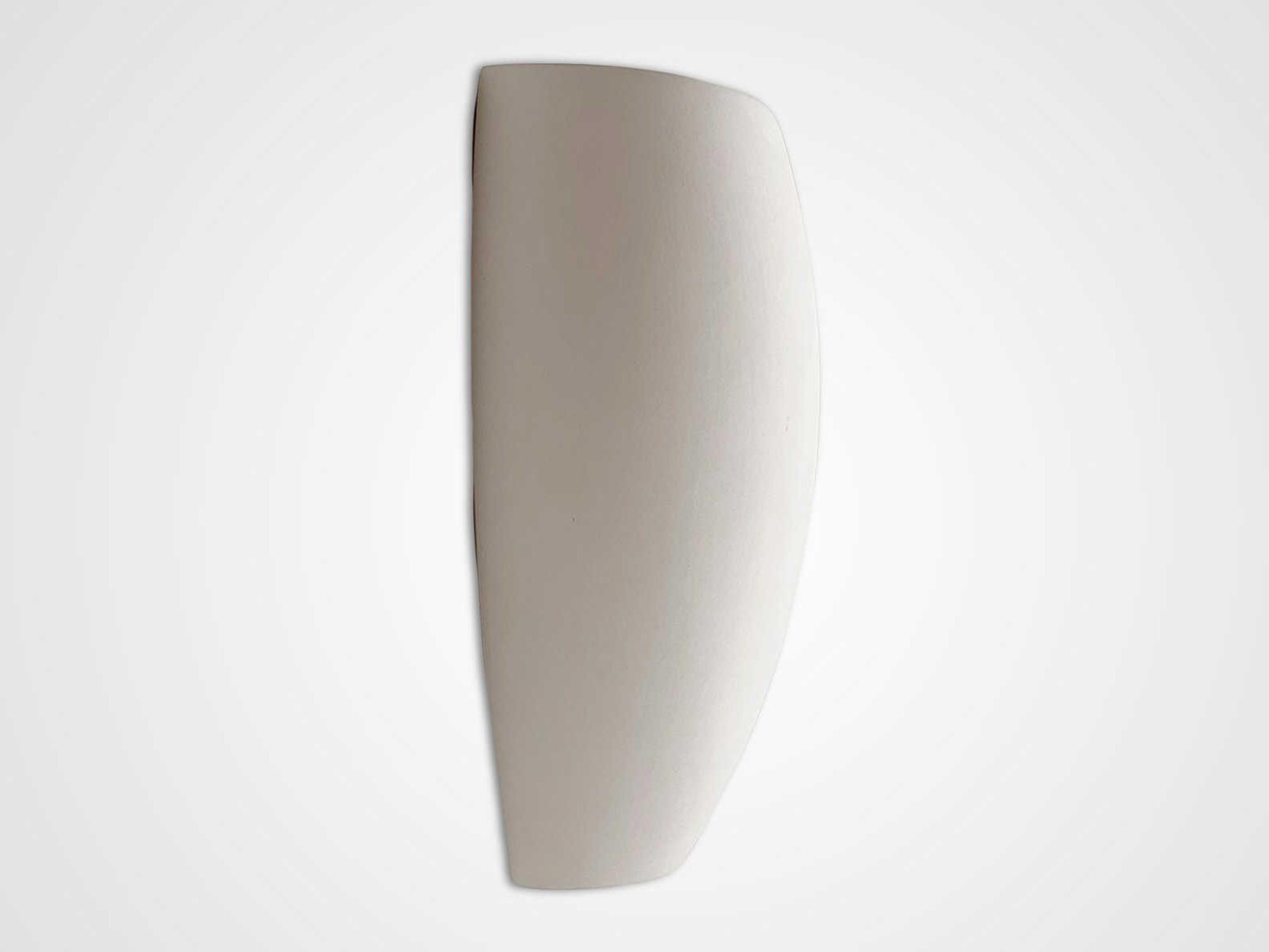 A19 Aruba 1-Light White Wall Sconce
