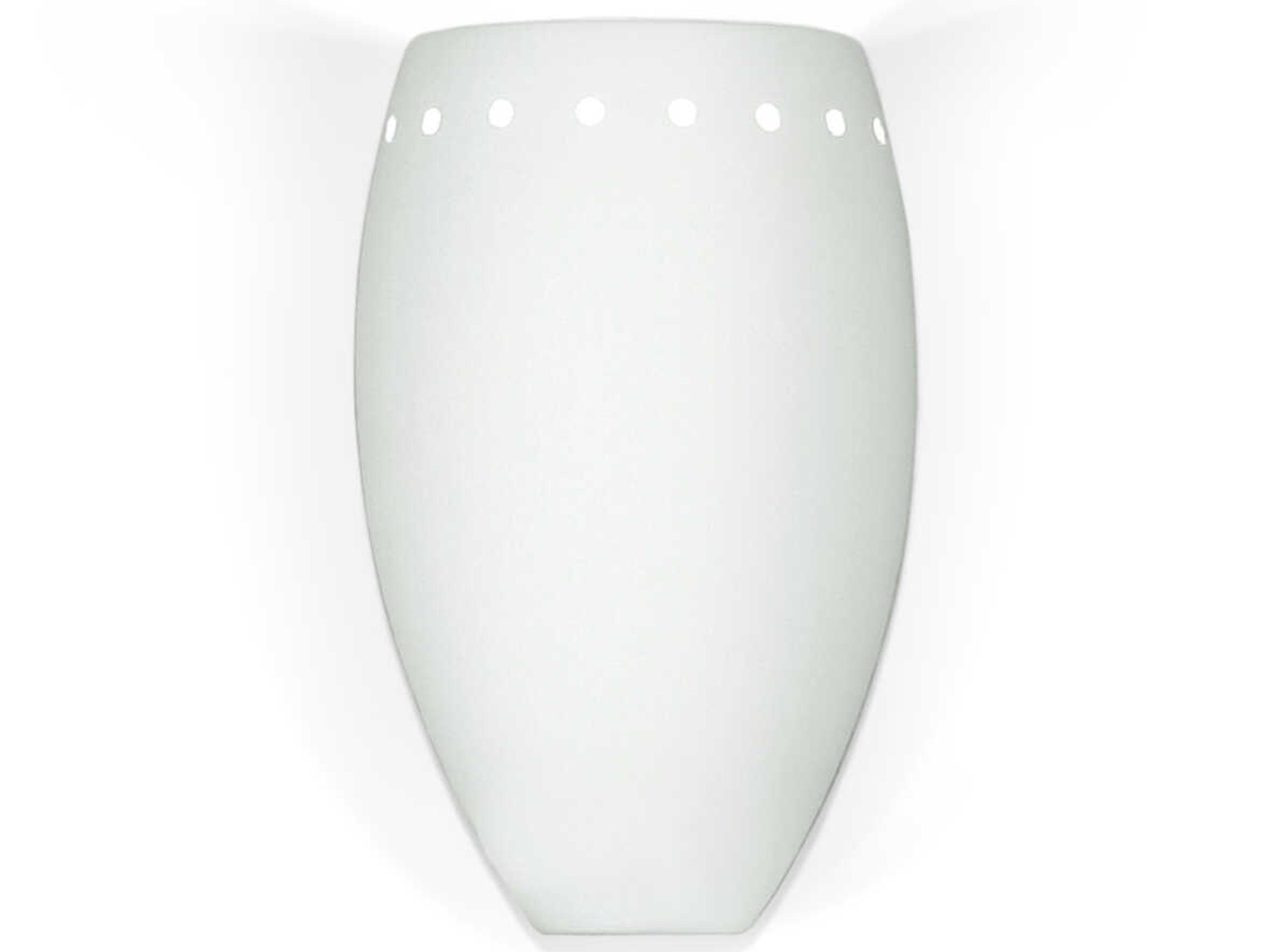 Grenada 1-Light White Wall Sconce
