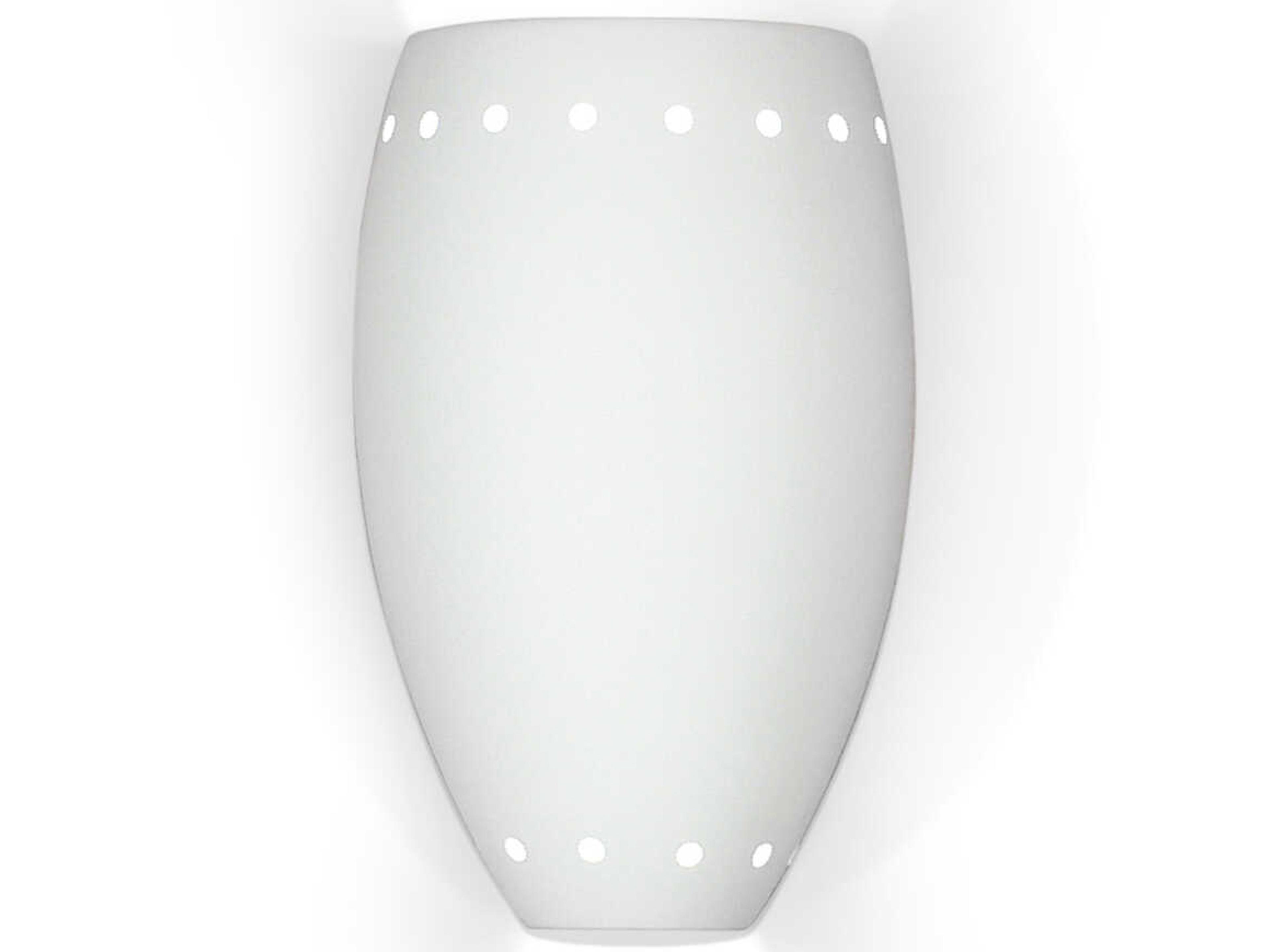Barbados 1-Light White Wall Sconce