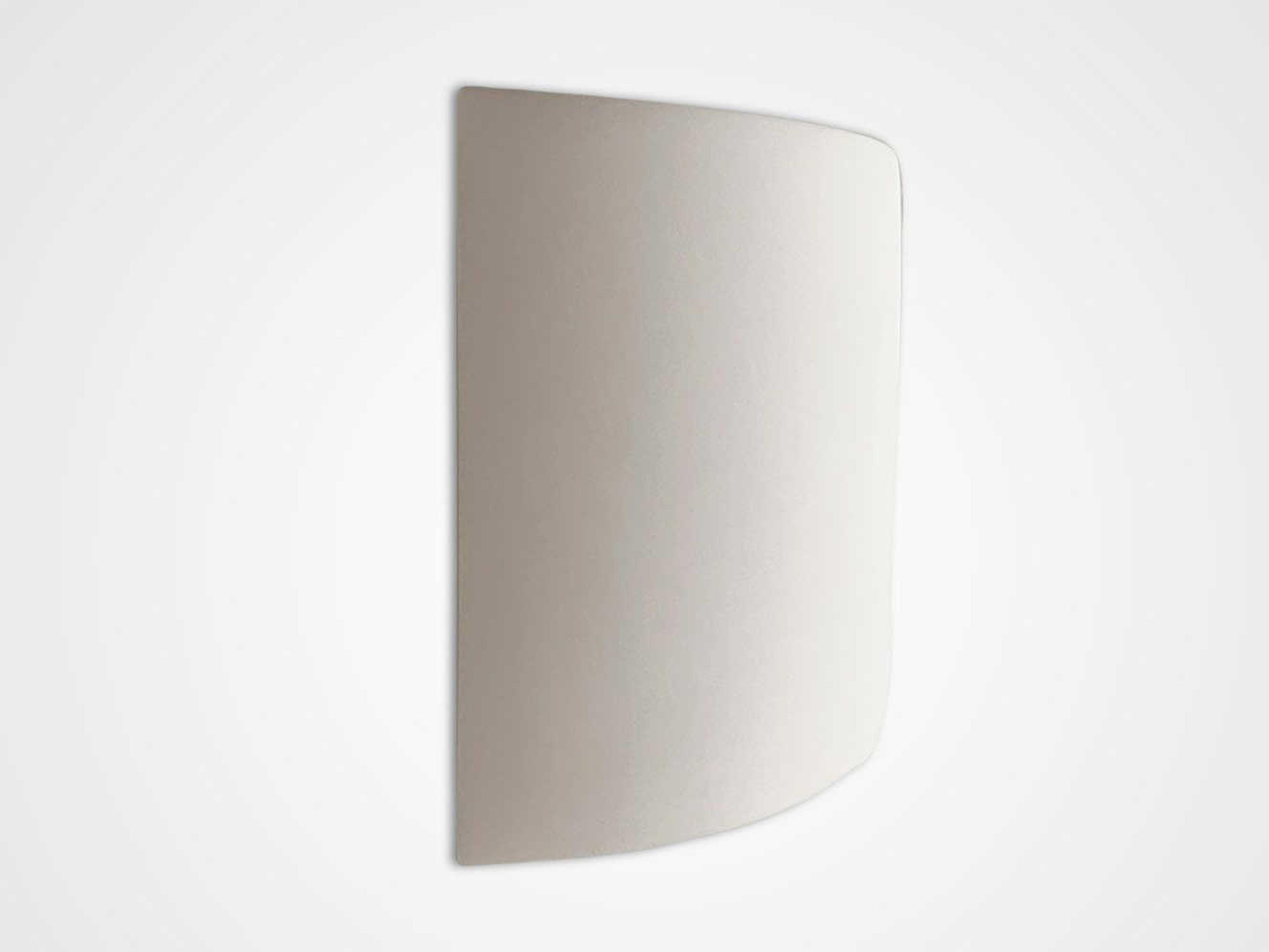 A19 Nicosia 1-Light White Wall Sconce