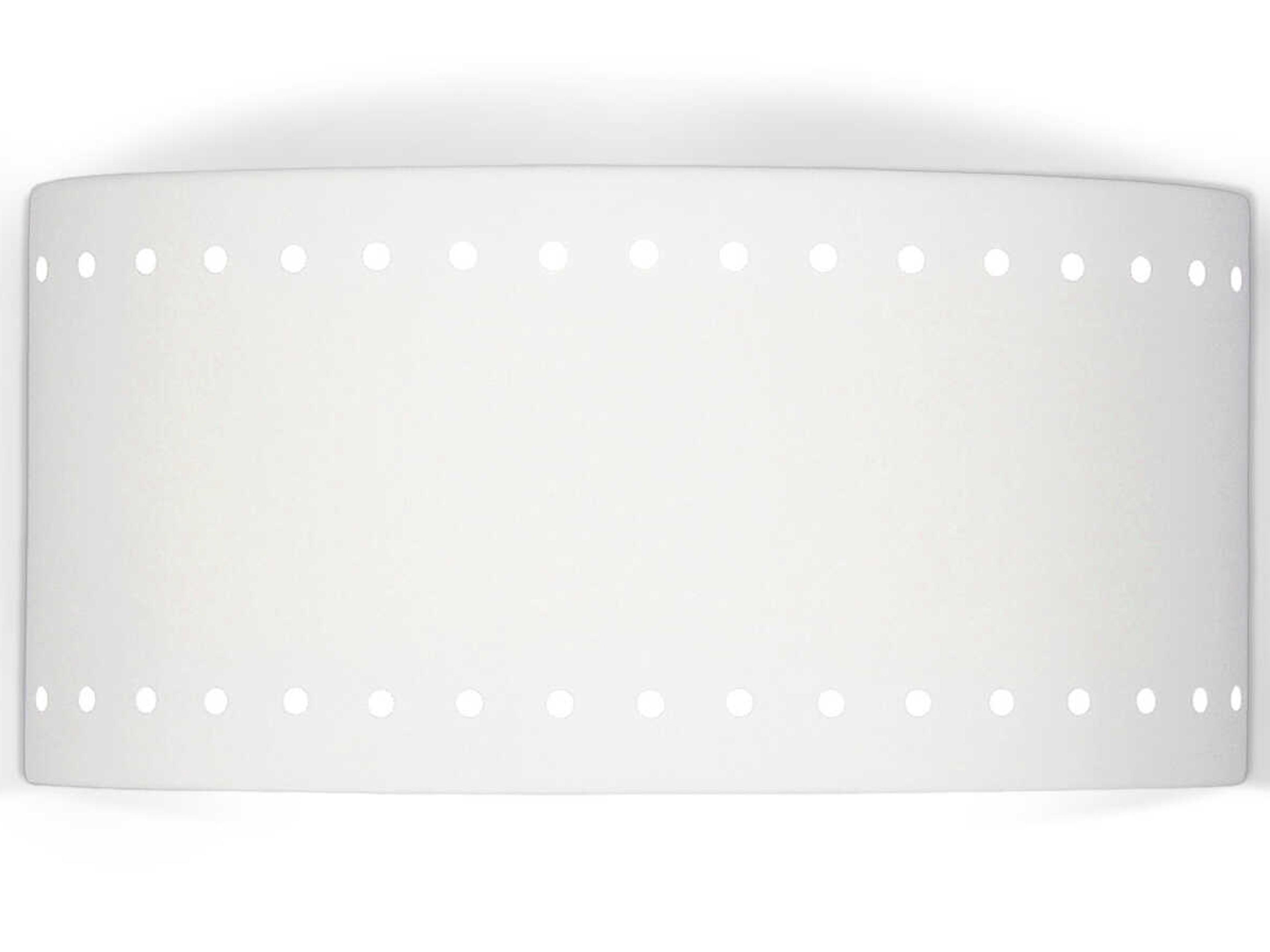 Paros 1-Light White Wall Sconce