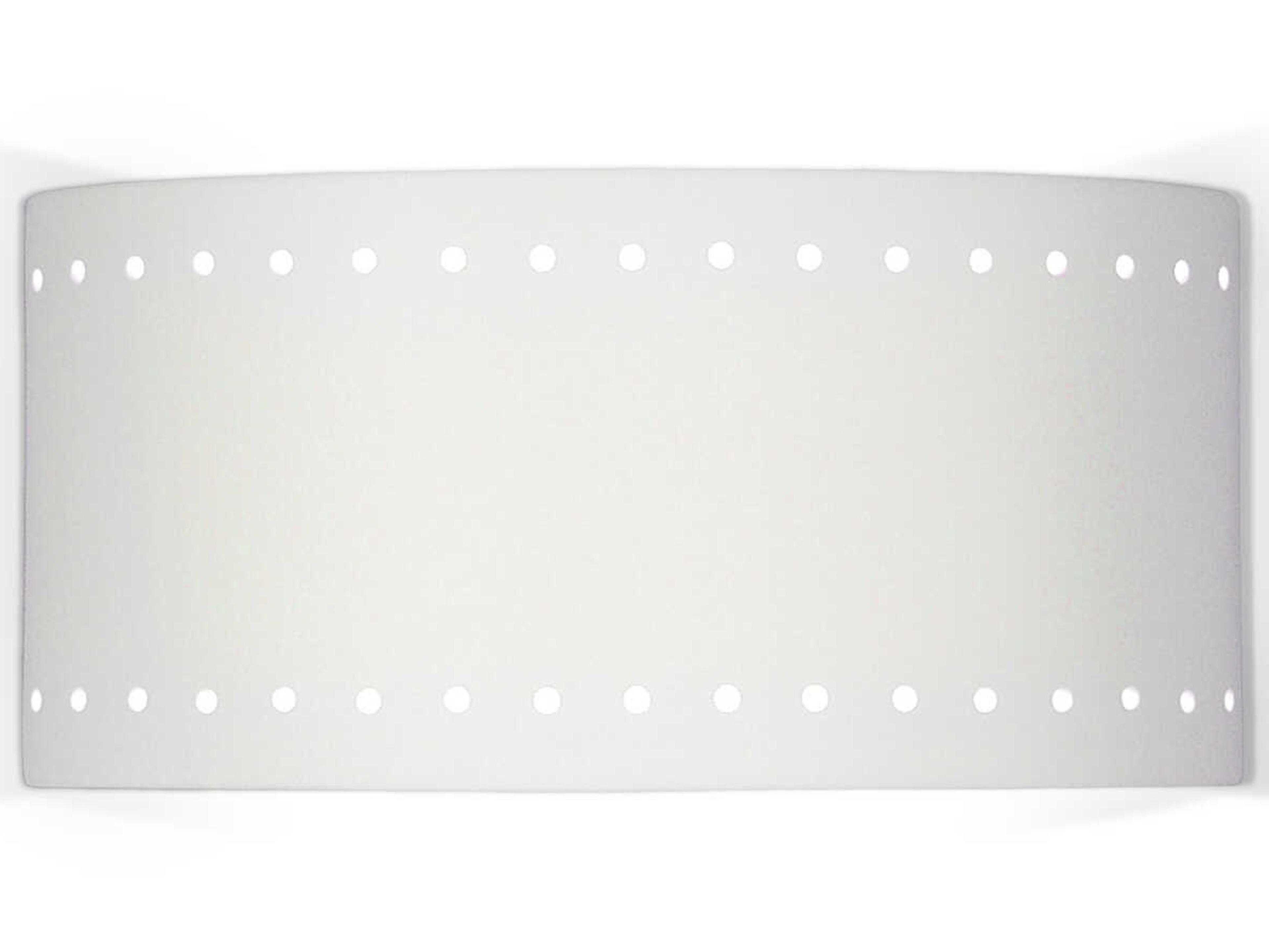 Syros 1-Light White Wall Sconce