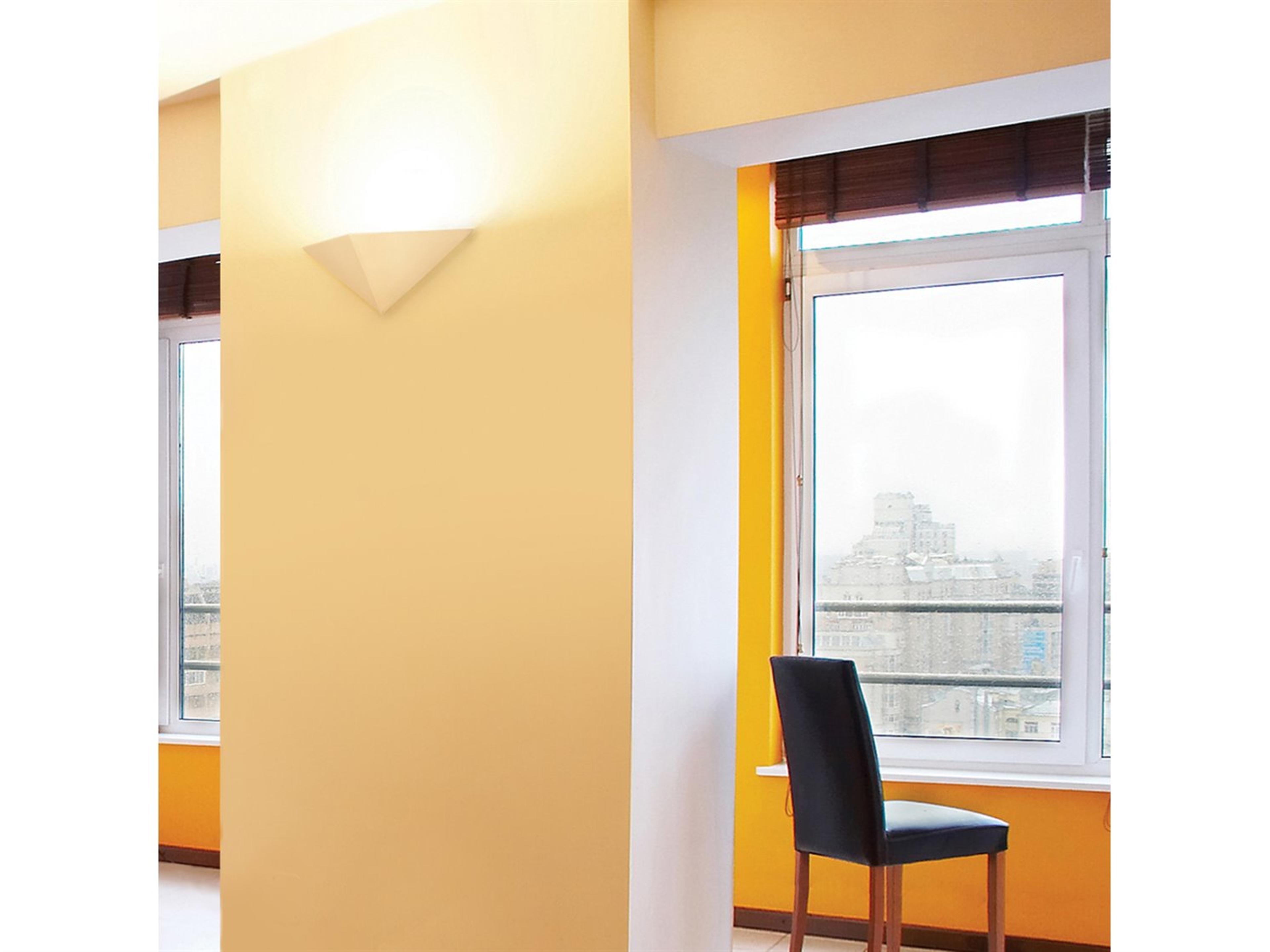 A19 Sumatra 1-Light White Wall Sconce