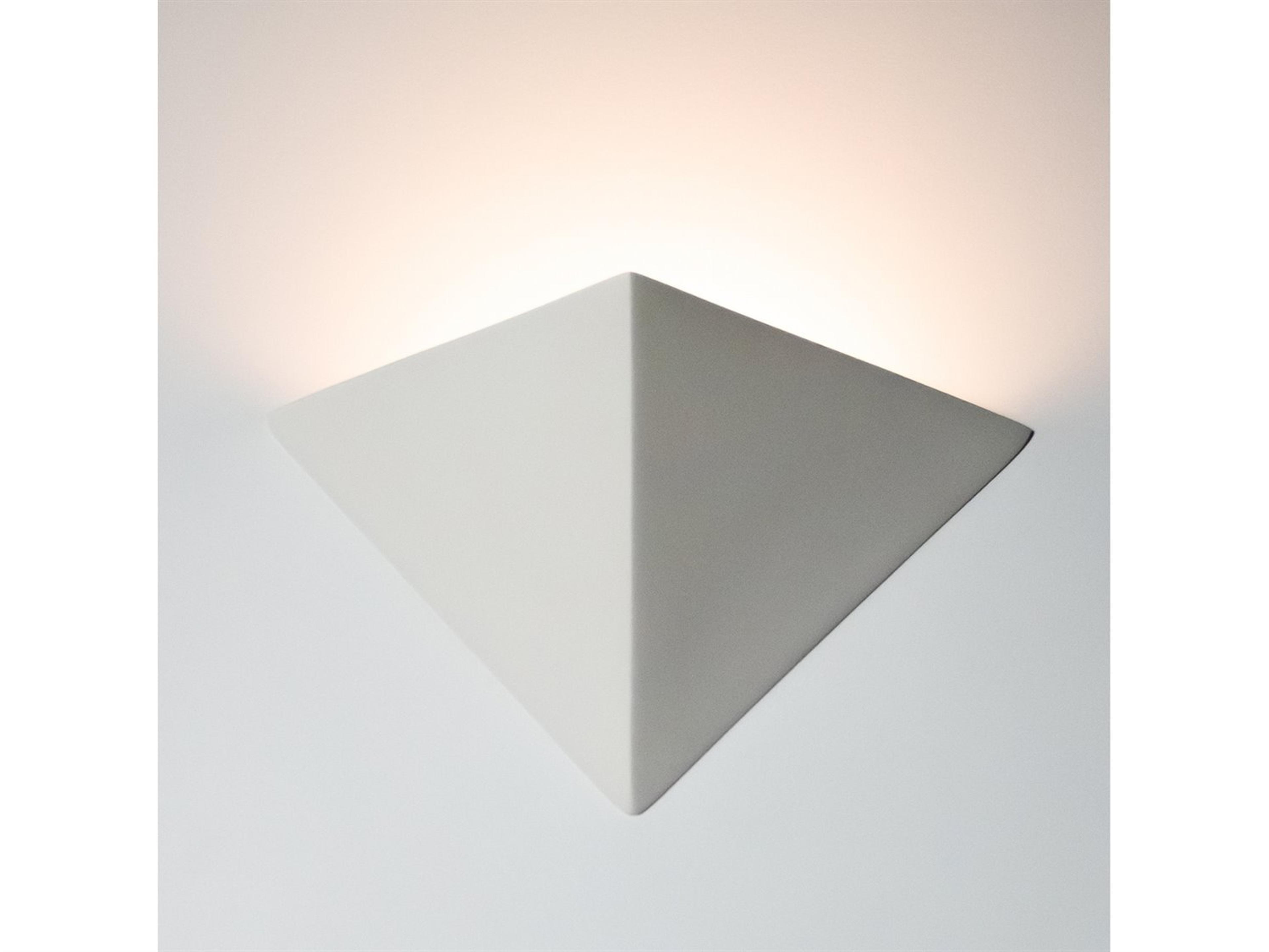 A19 Gran Sumatra 1-Light White Wall Sconce