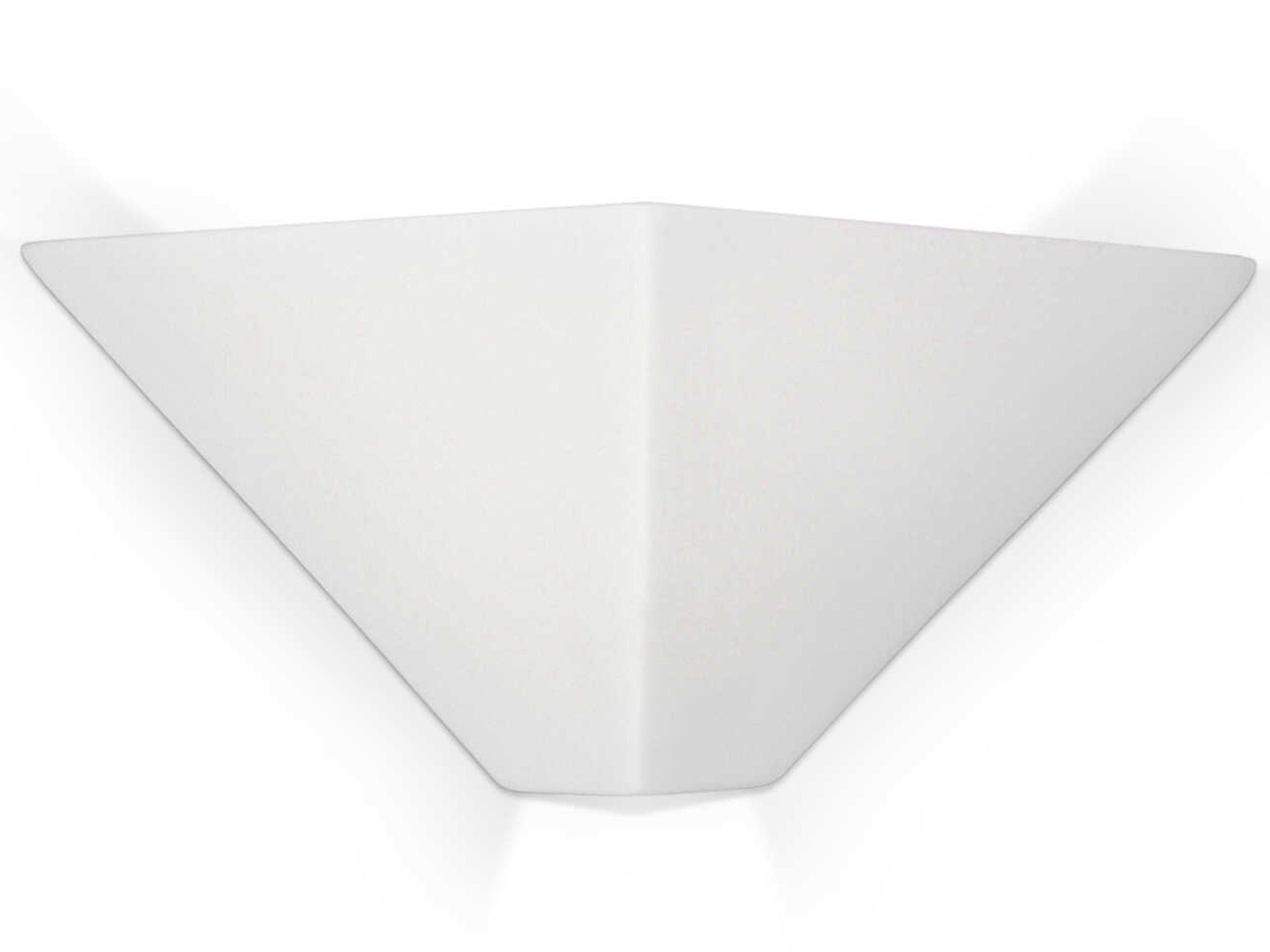 Java 1-Light White Wall Sconce