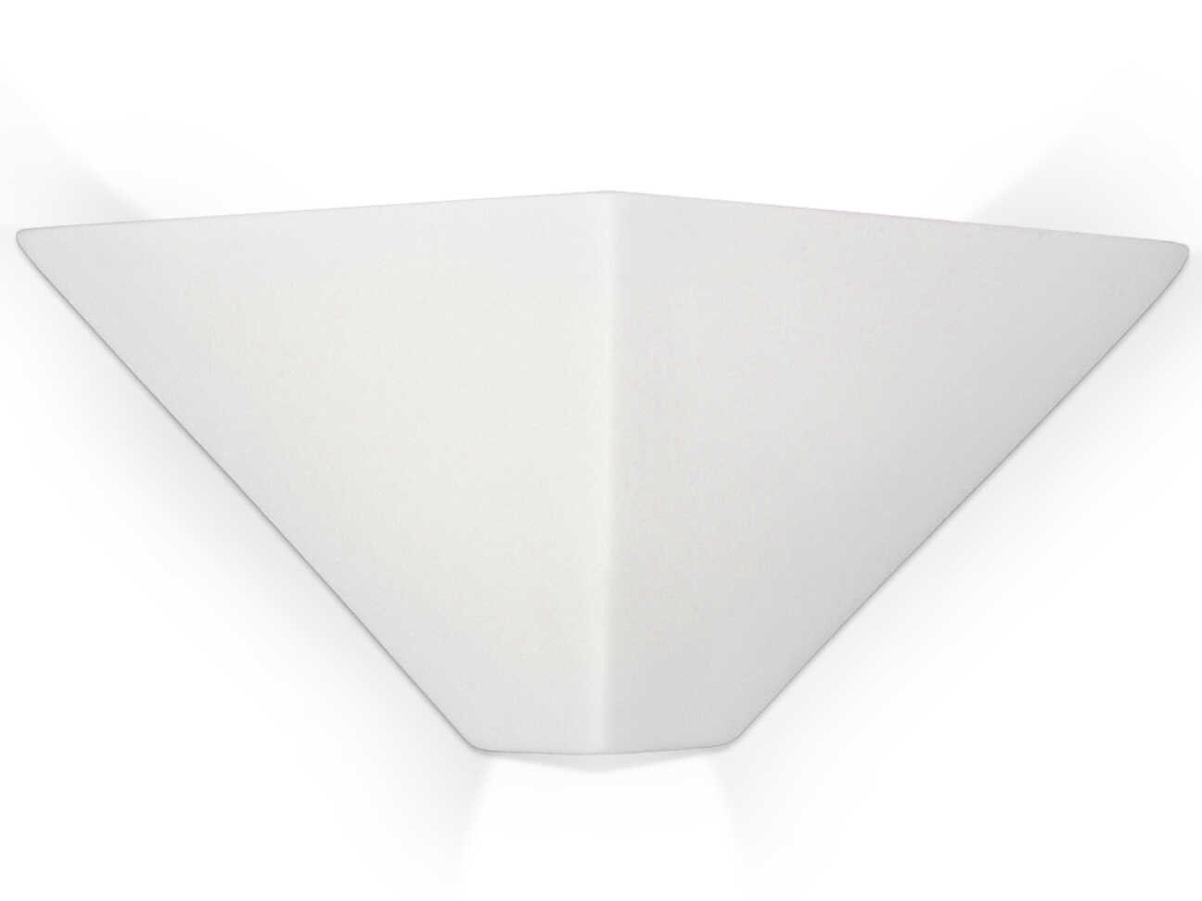 Gran Java 1-Light White Wall Sconce