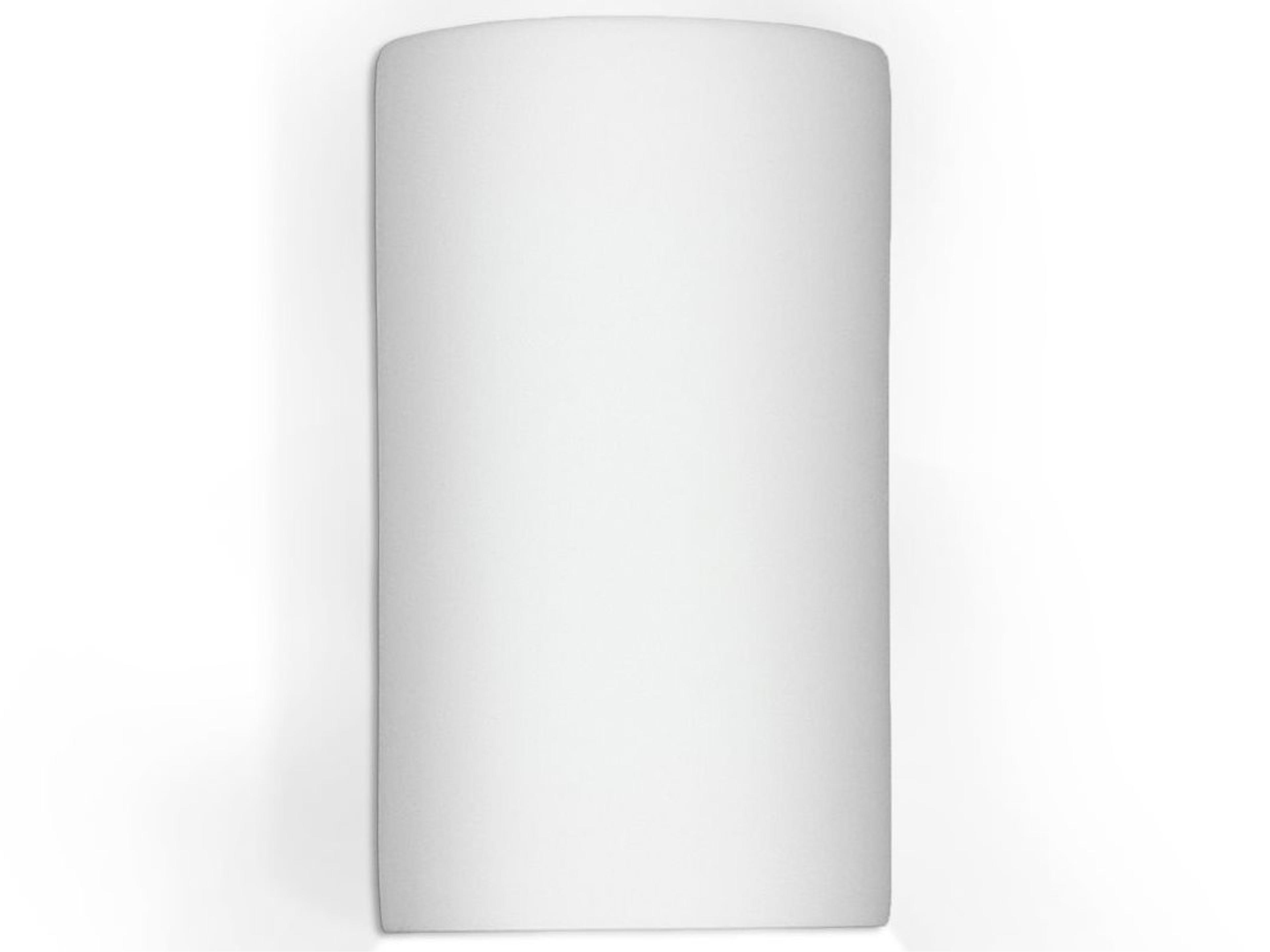 Andros 1-Light White Wall Sconce