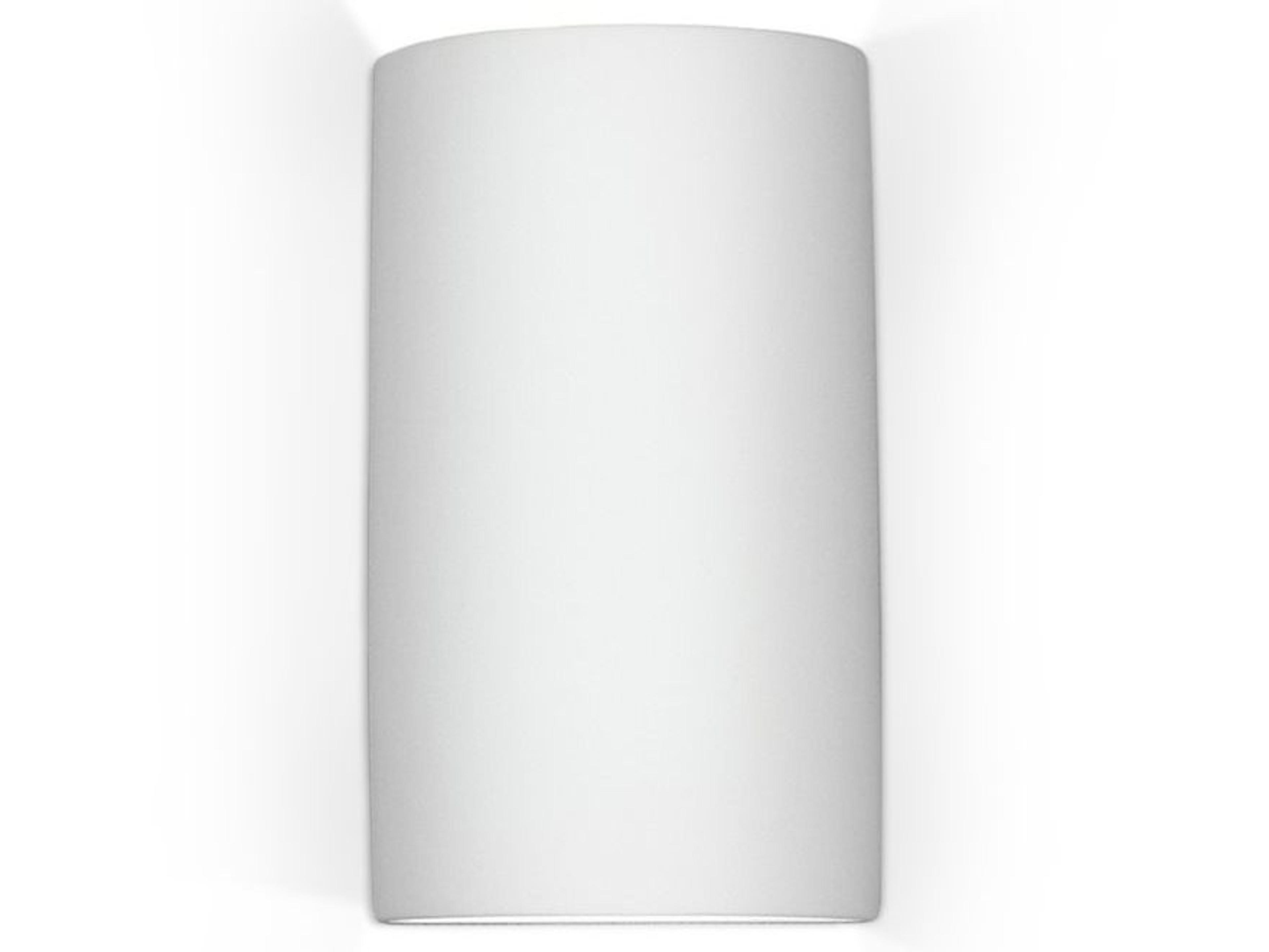 Gran Tenos 2-Light White Wall Sconce