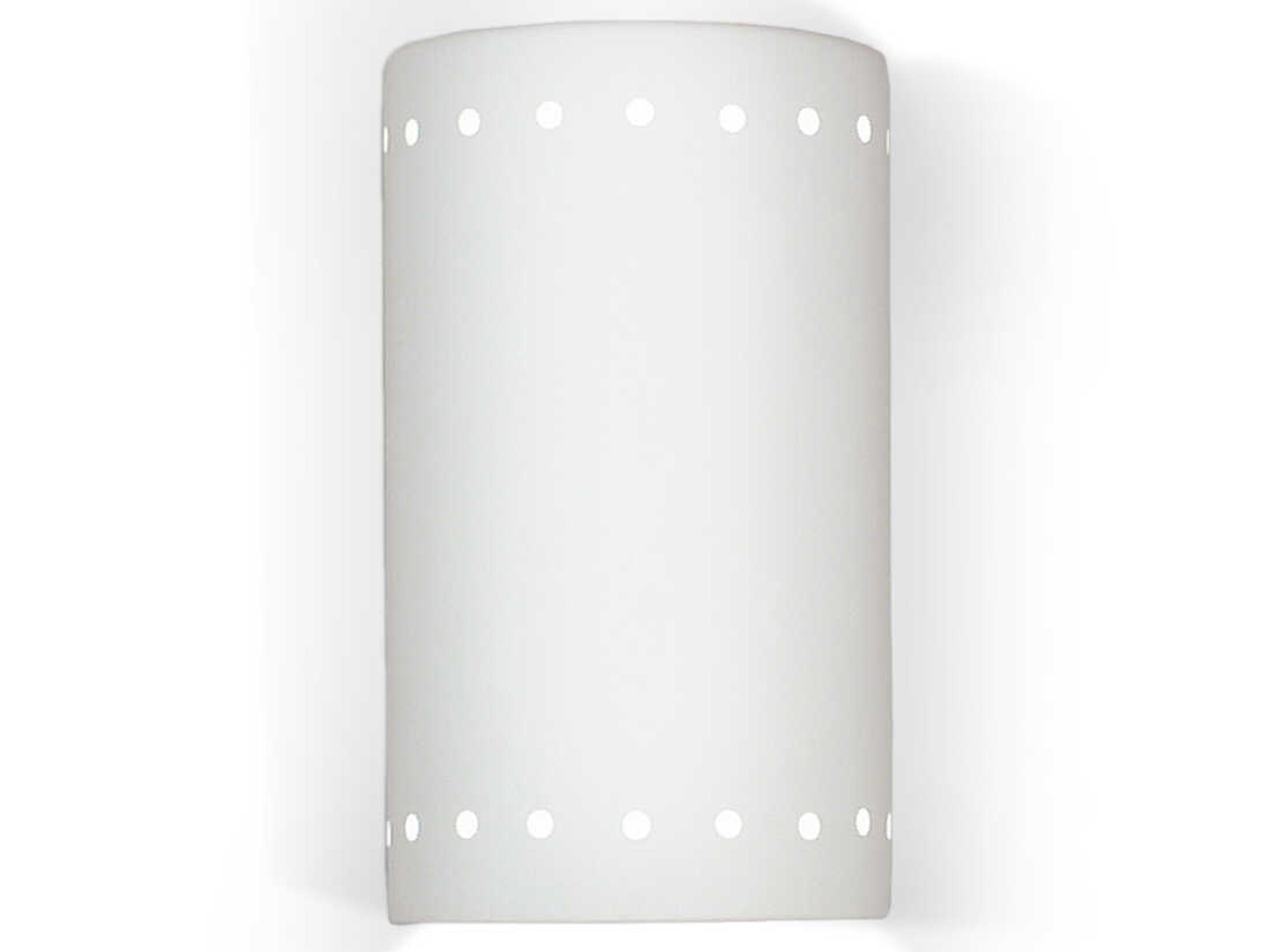 Gran Delos 1-Light White Wall Sconce