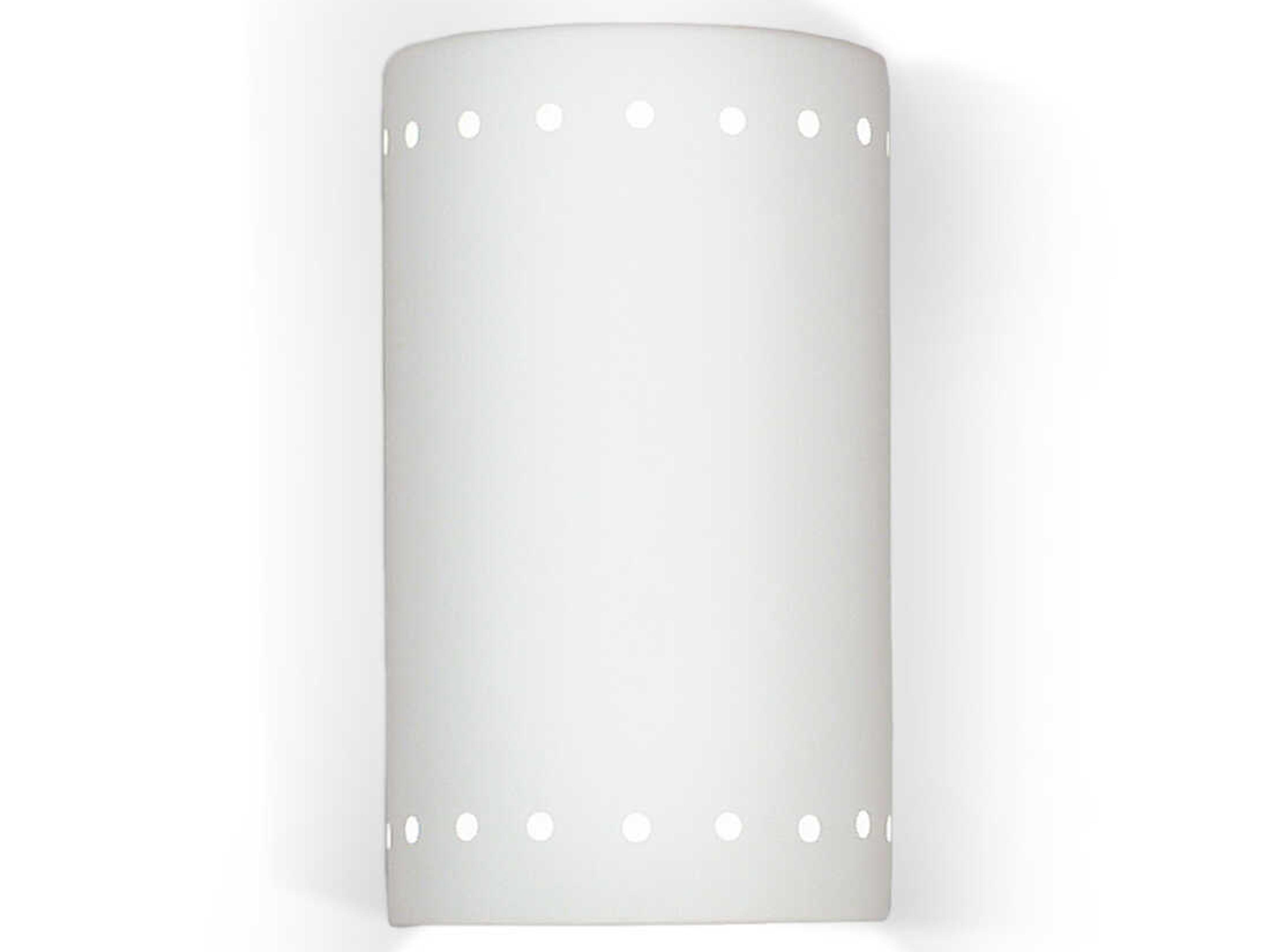 A19 Gran Delos 1-Light White ADA Wall Sconce