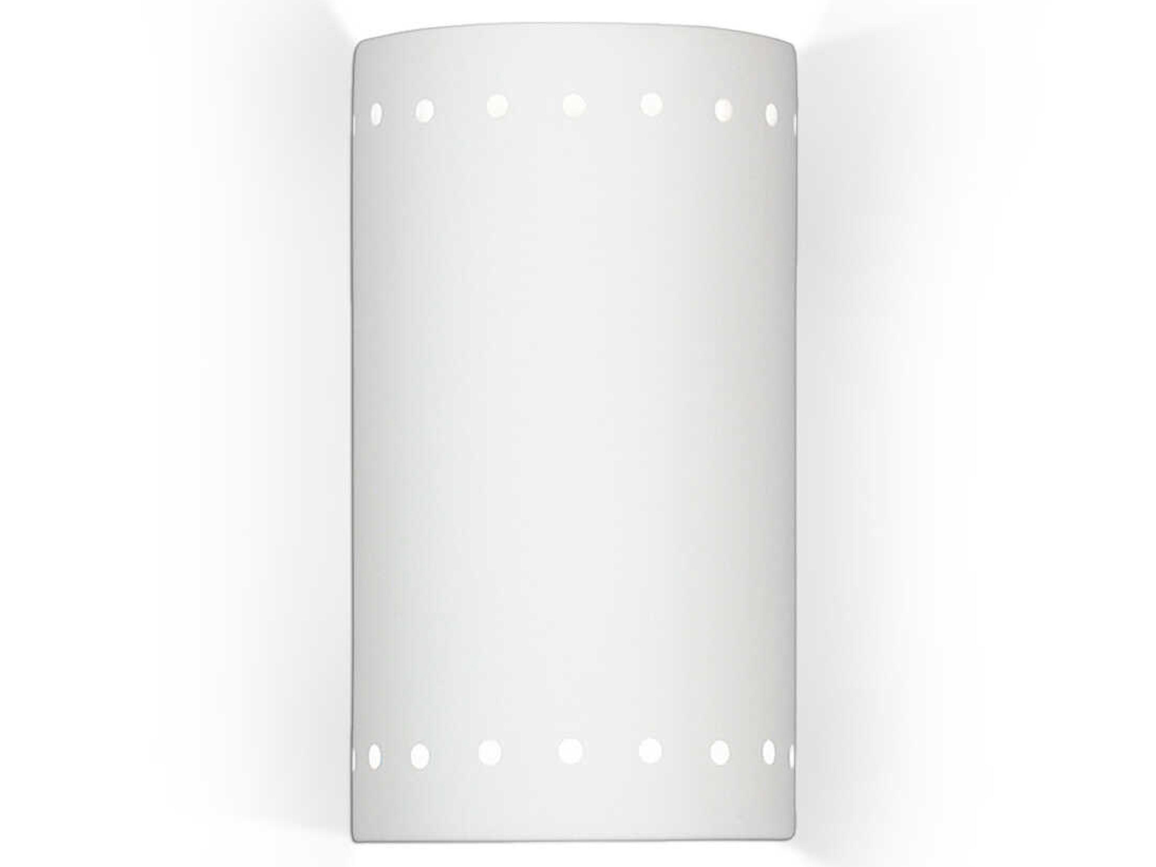 Melos 1-Light White Wall Sconce