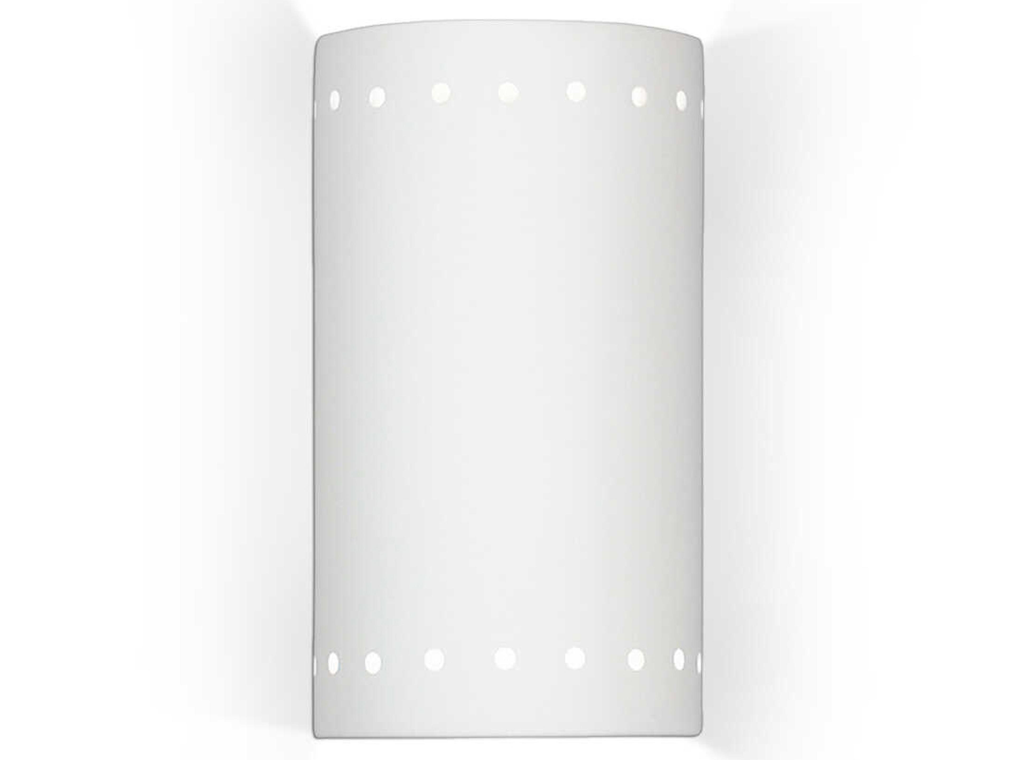 Gran Melos 2-Light White Wall Sconce