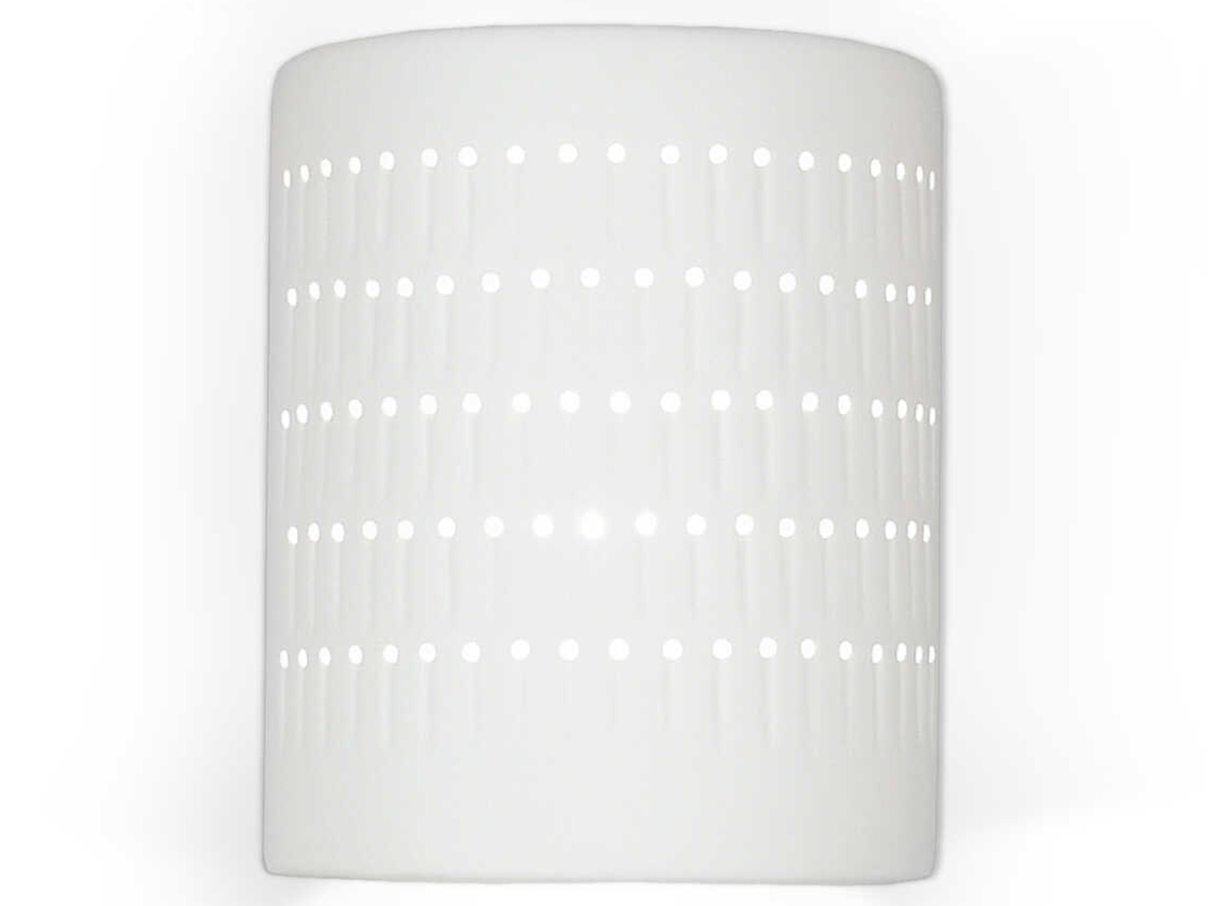 Khios 1-Light White Wall Sconce