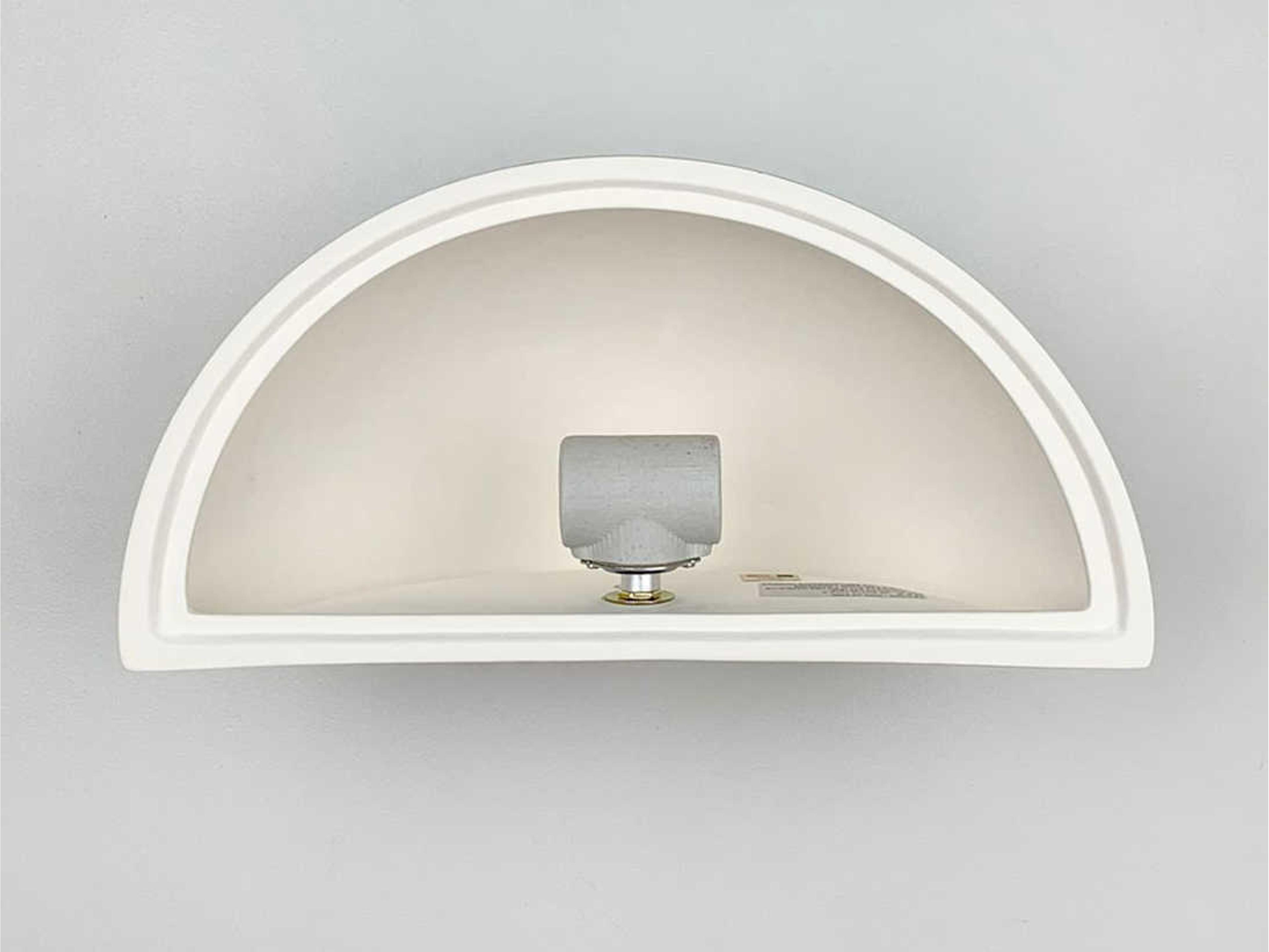 A19 Gran Thera Island of Light Gran Thera 2-Light White Wall Sconce