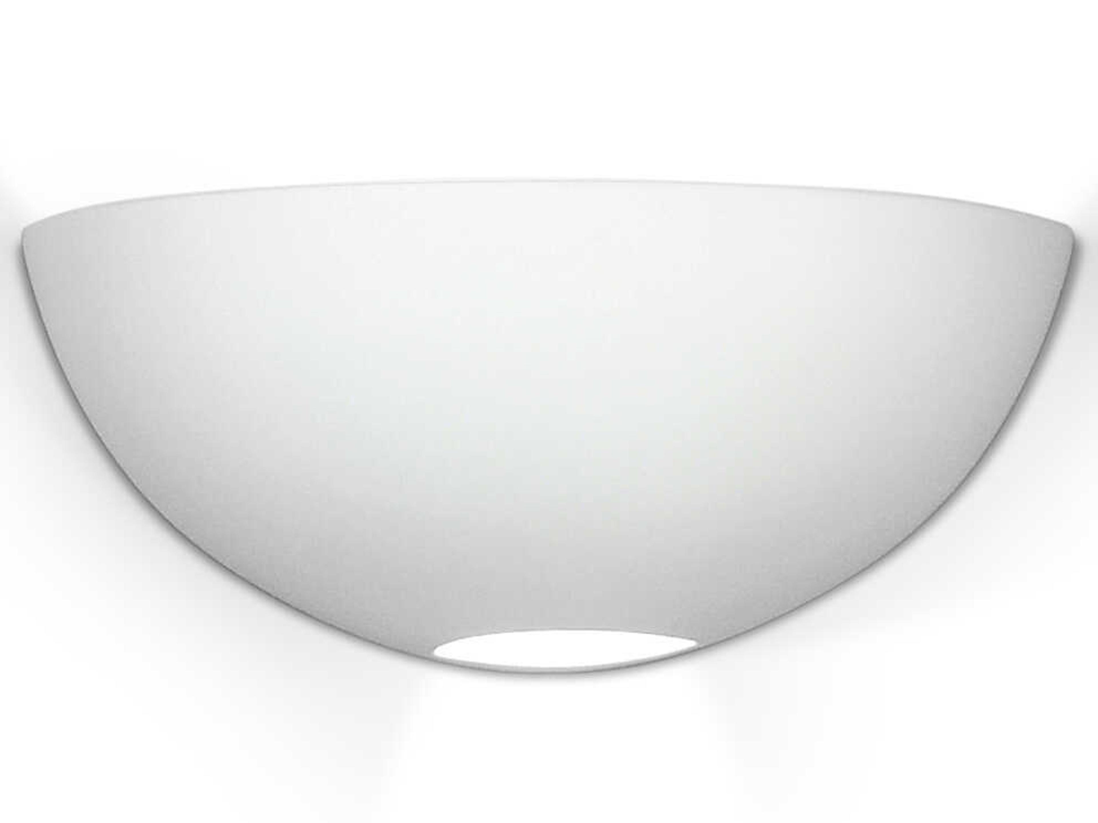 Gran Aegina 2-Light White Wall Sconce