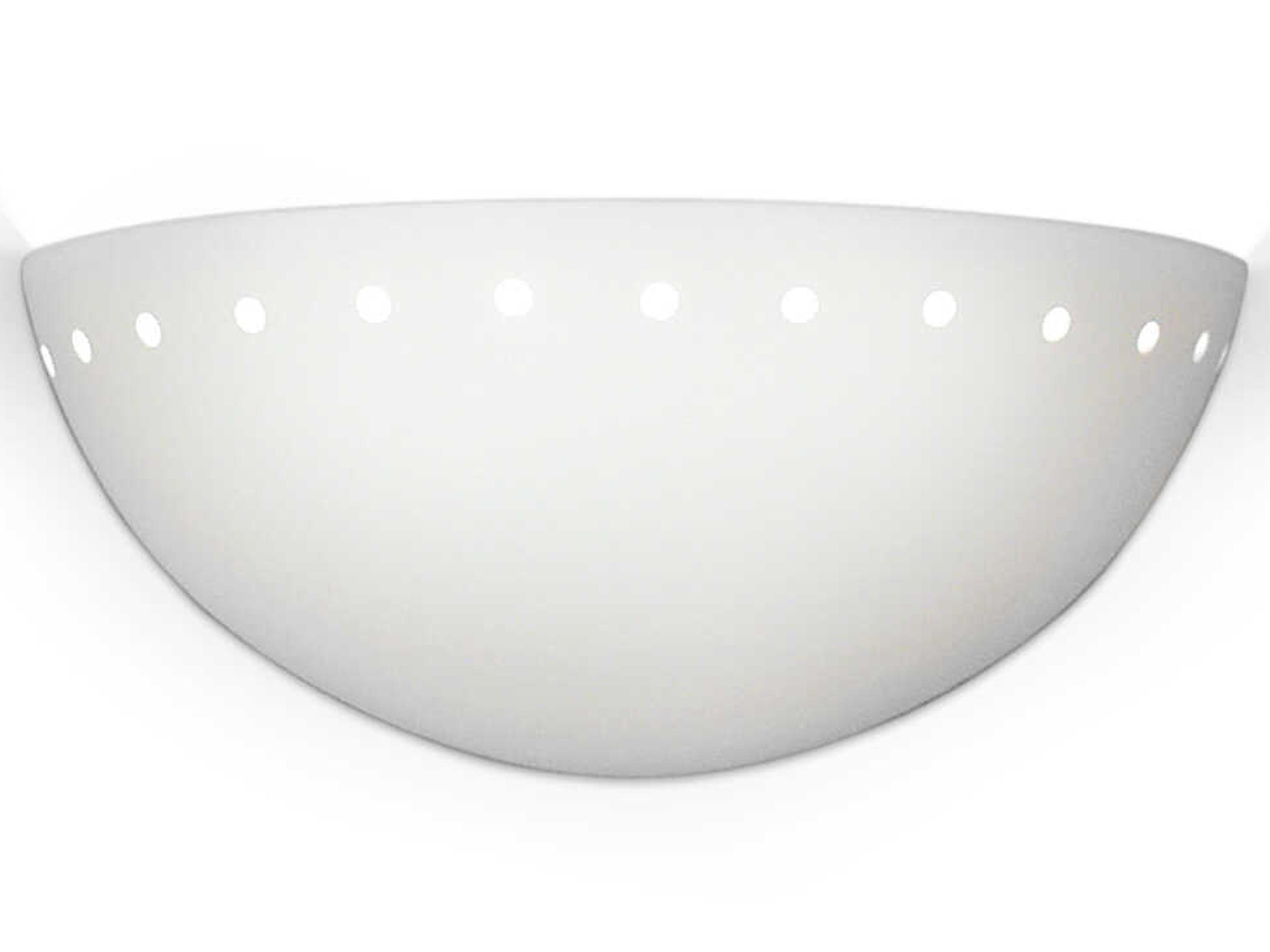 Cyprus 1-Light White Wall Sconce