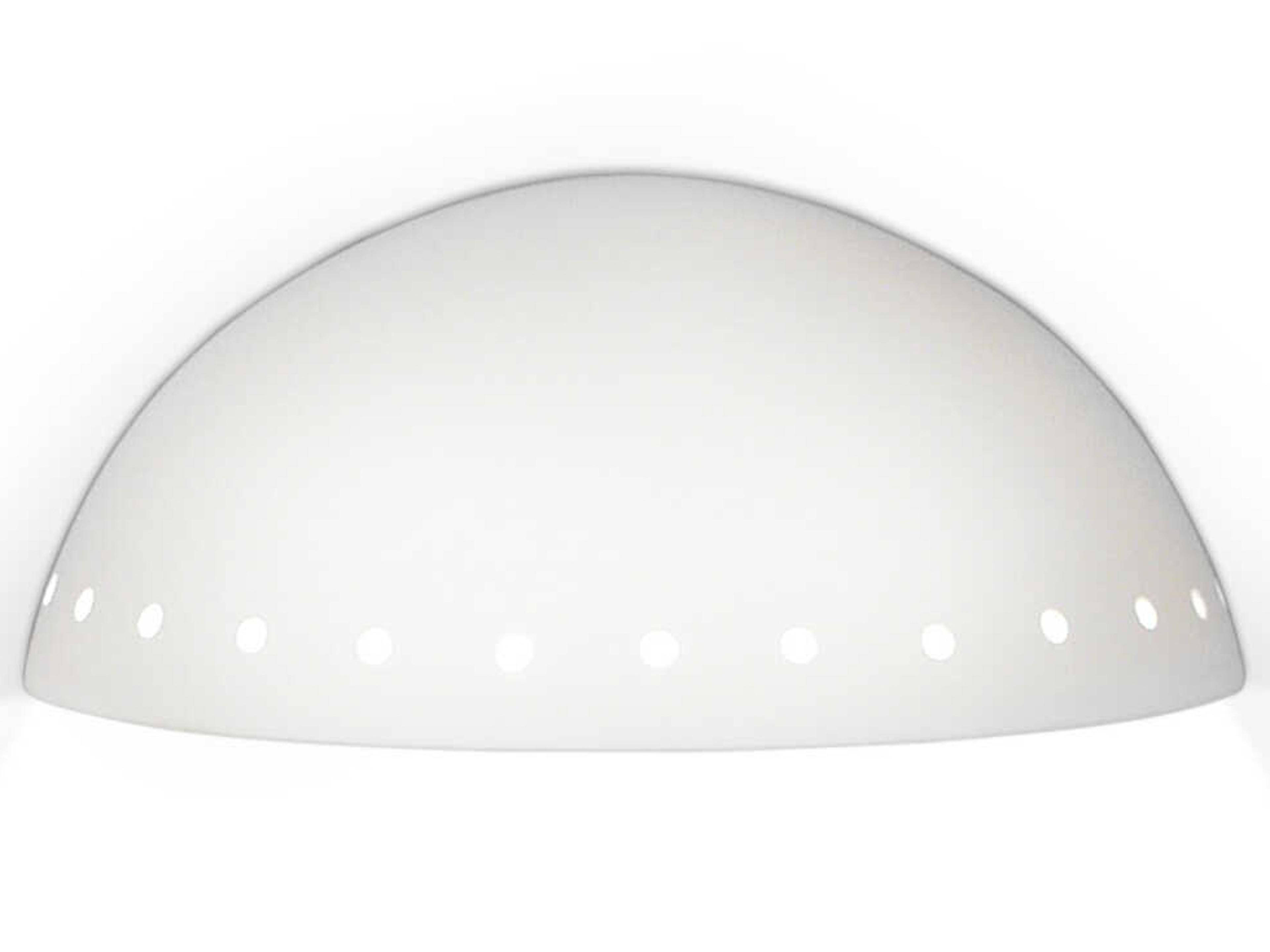 Cyprus 1-Light White Wall Sconce
