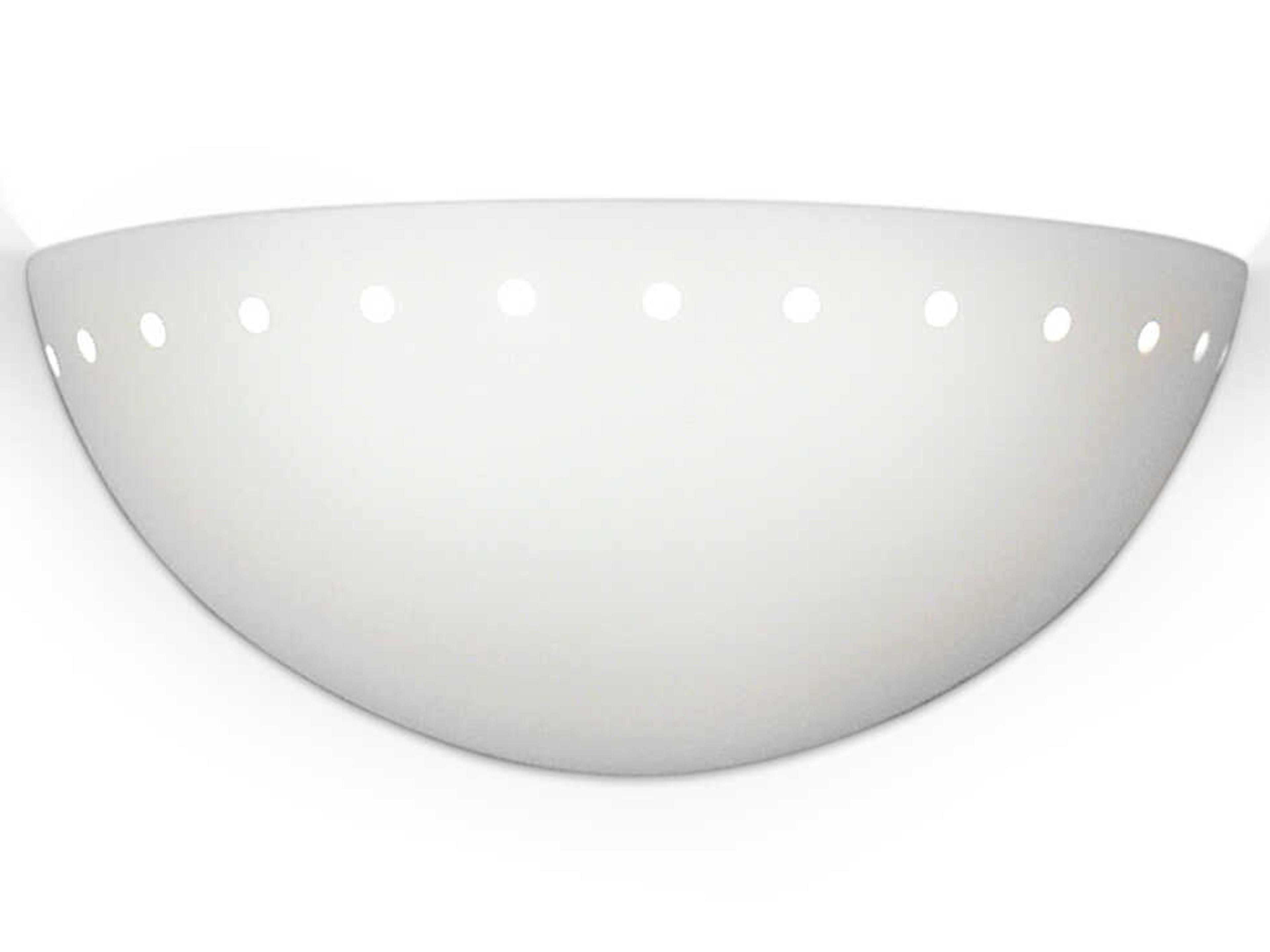 Gran Cyprus 2-Light White Wall Sconce