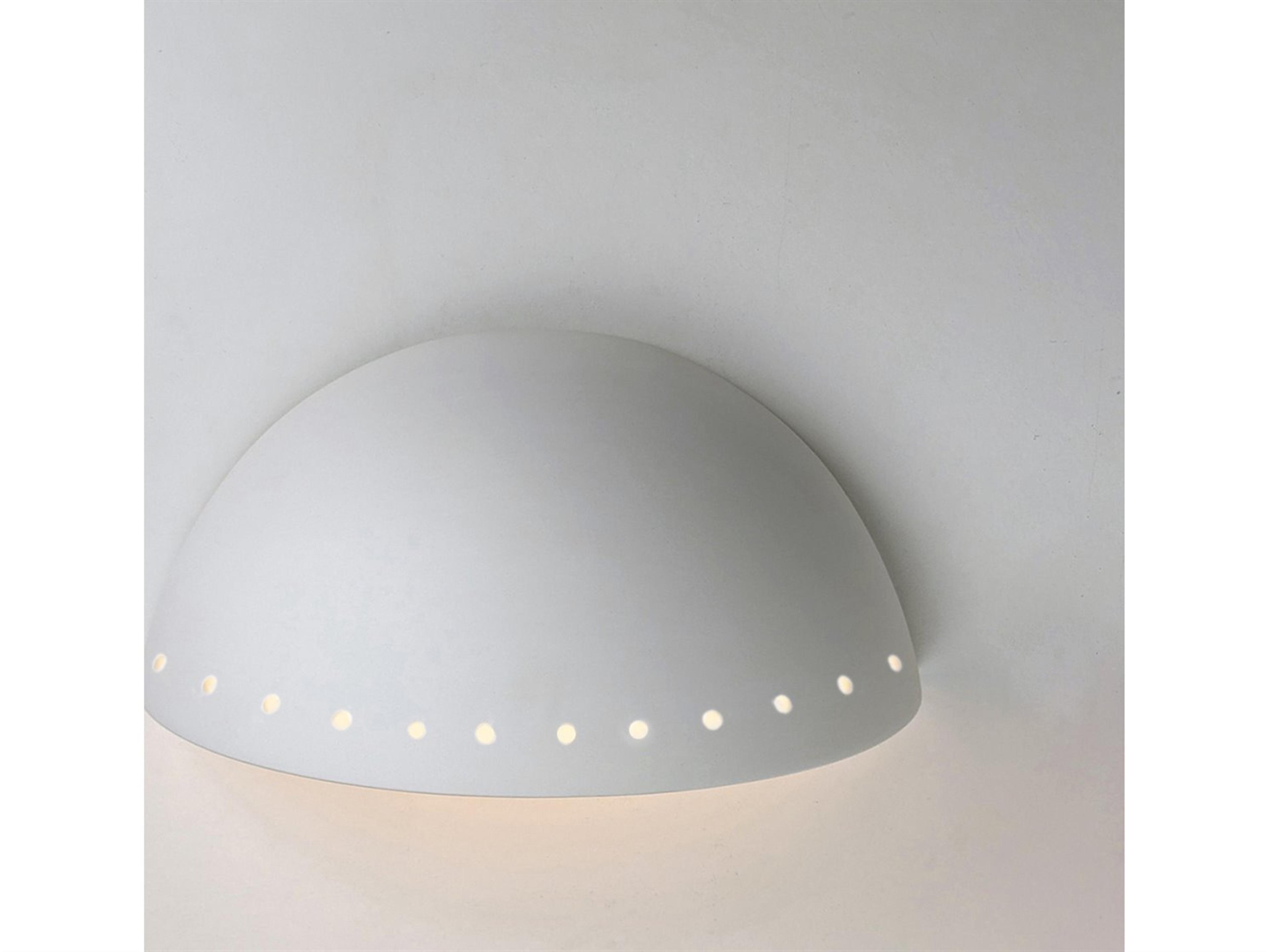 A19 Gran Cyprus 2-Light White Wall Sconce