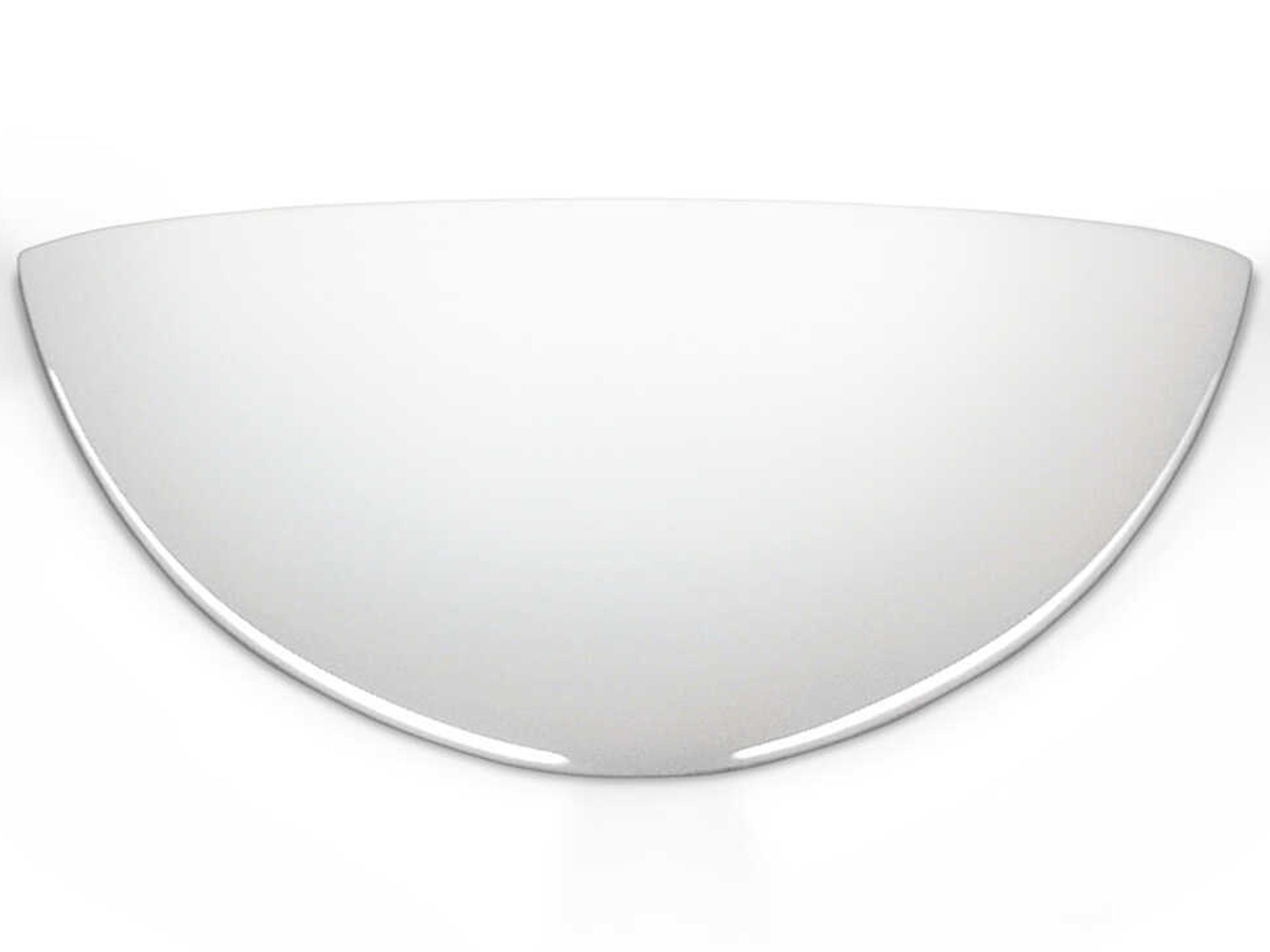 Gran Capri 1-Light White ADA Wall Sconce