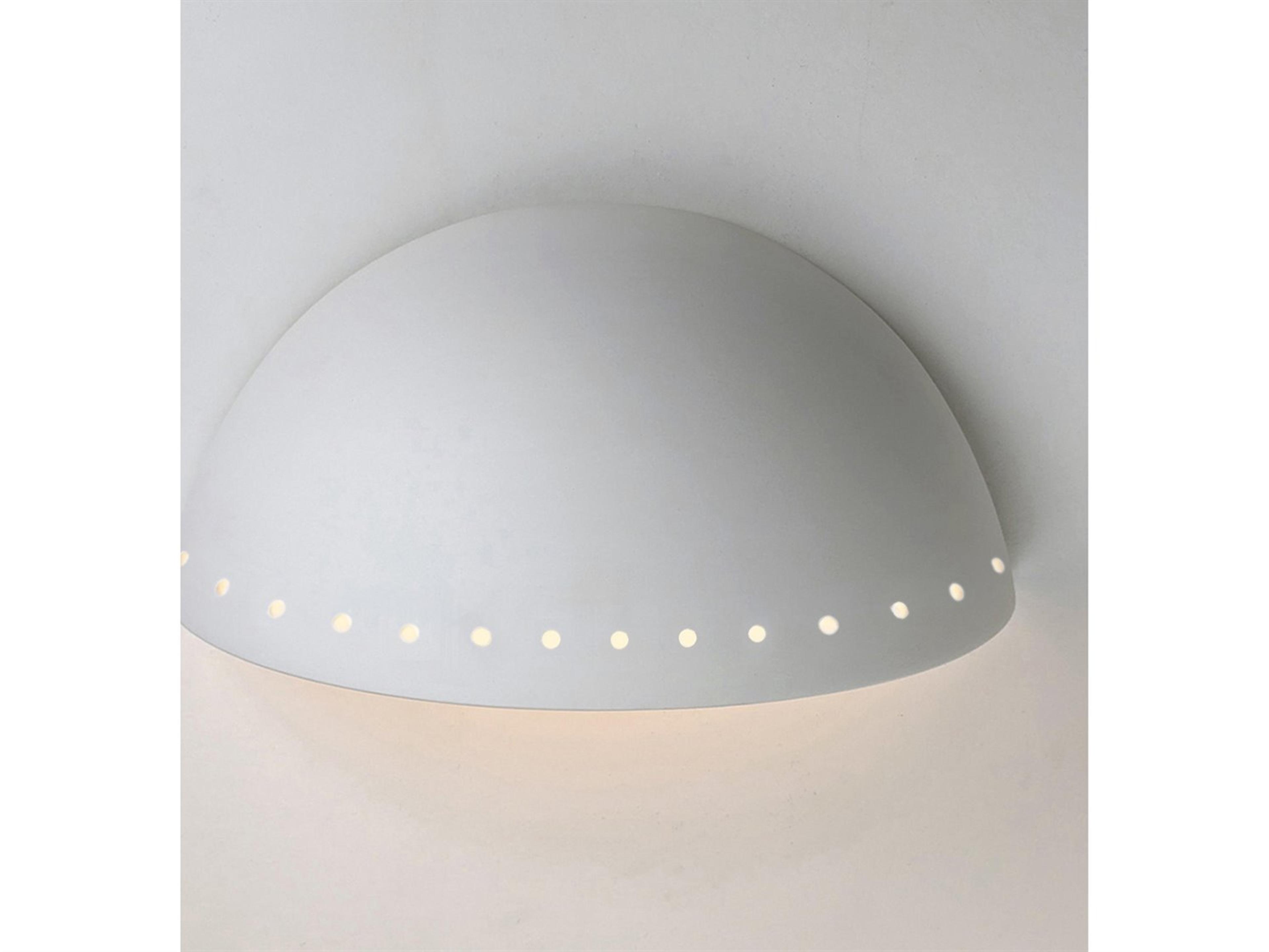 A19 Great Cyprus 2-Light White Wall Sconce