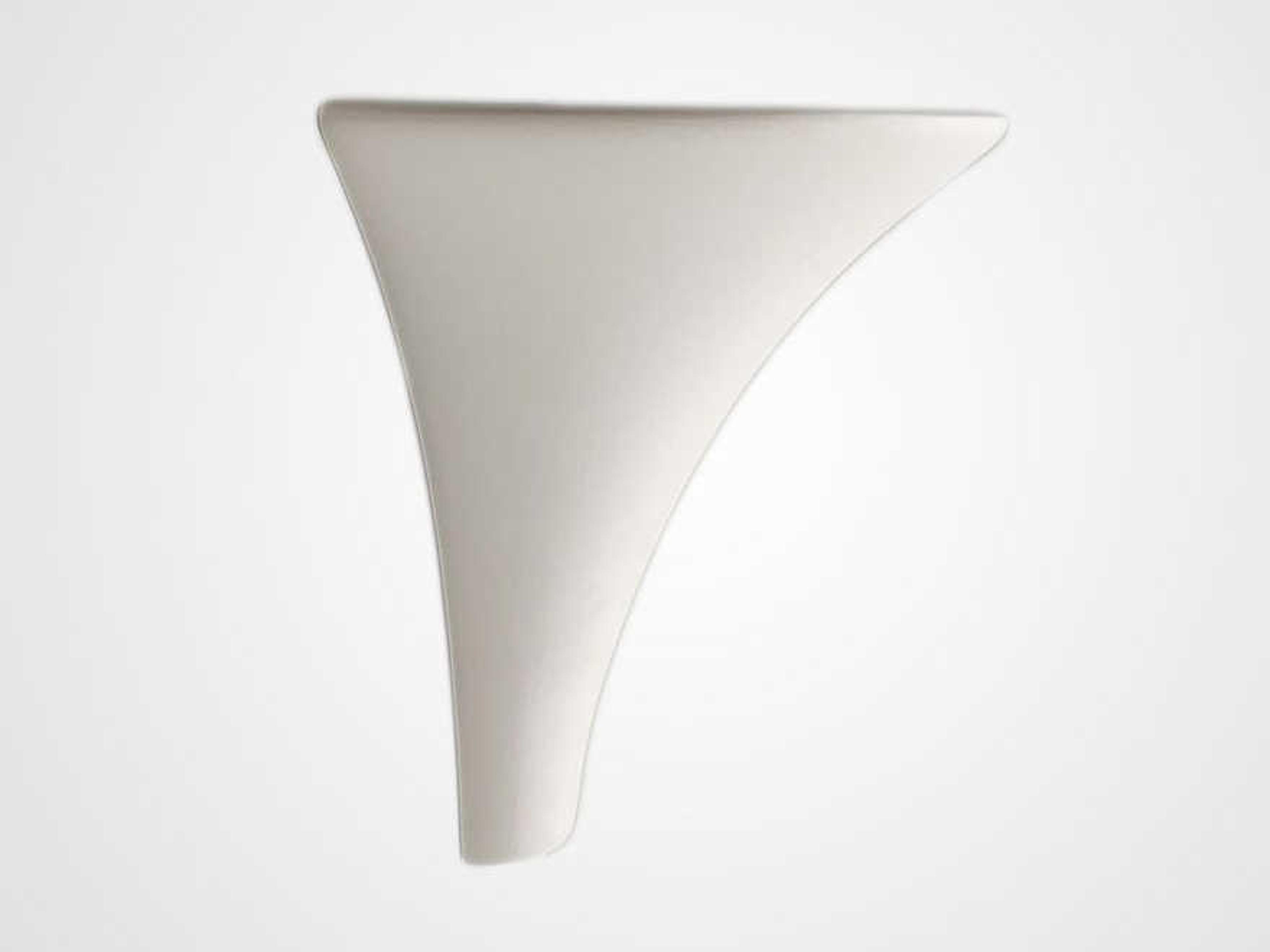 A19 Madera 1-Light White Wall Sconce