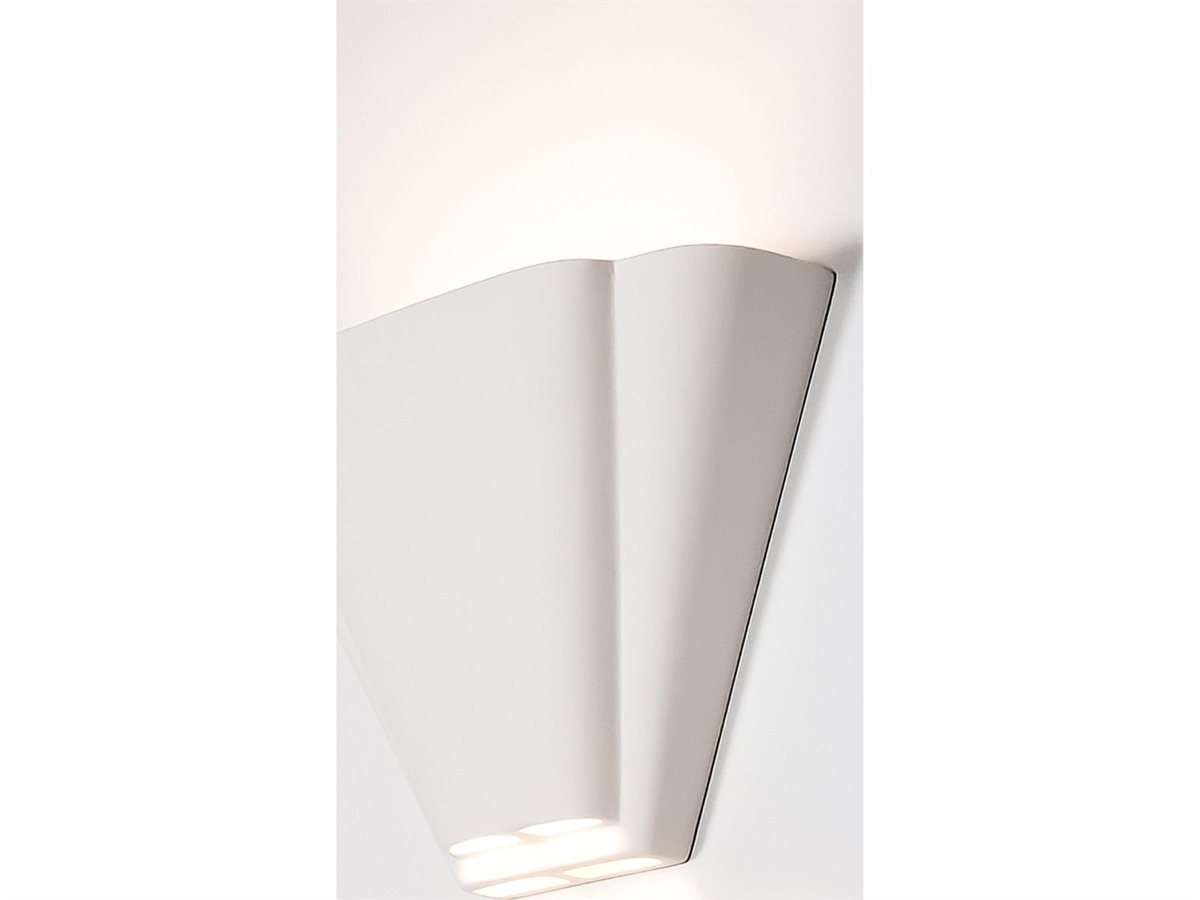 A19 Nova Scotia 1-Light White Wall Sconce