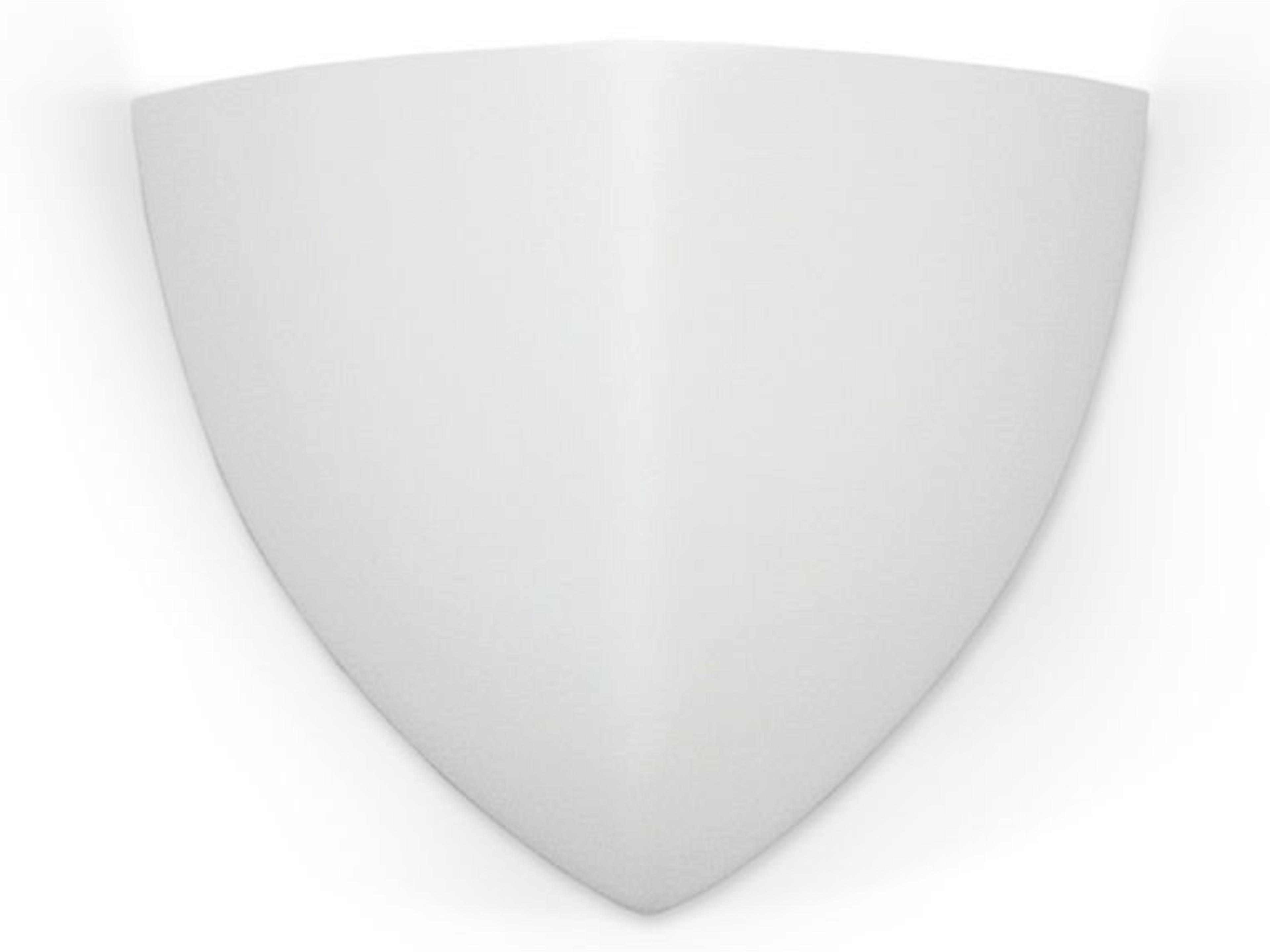 A19 Gran Malta 1-Light White Wall Sconce