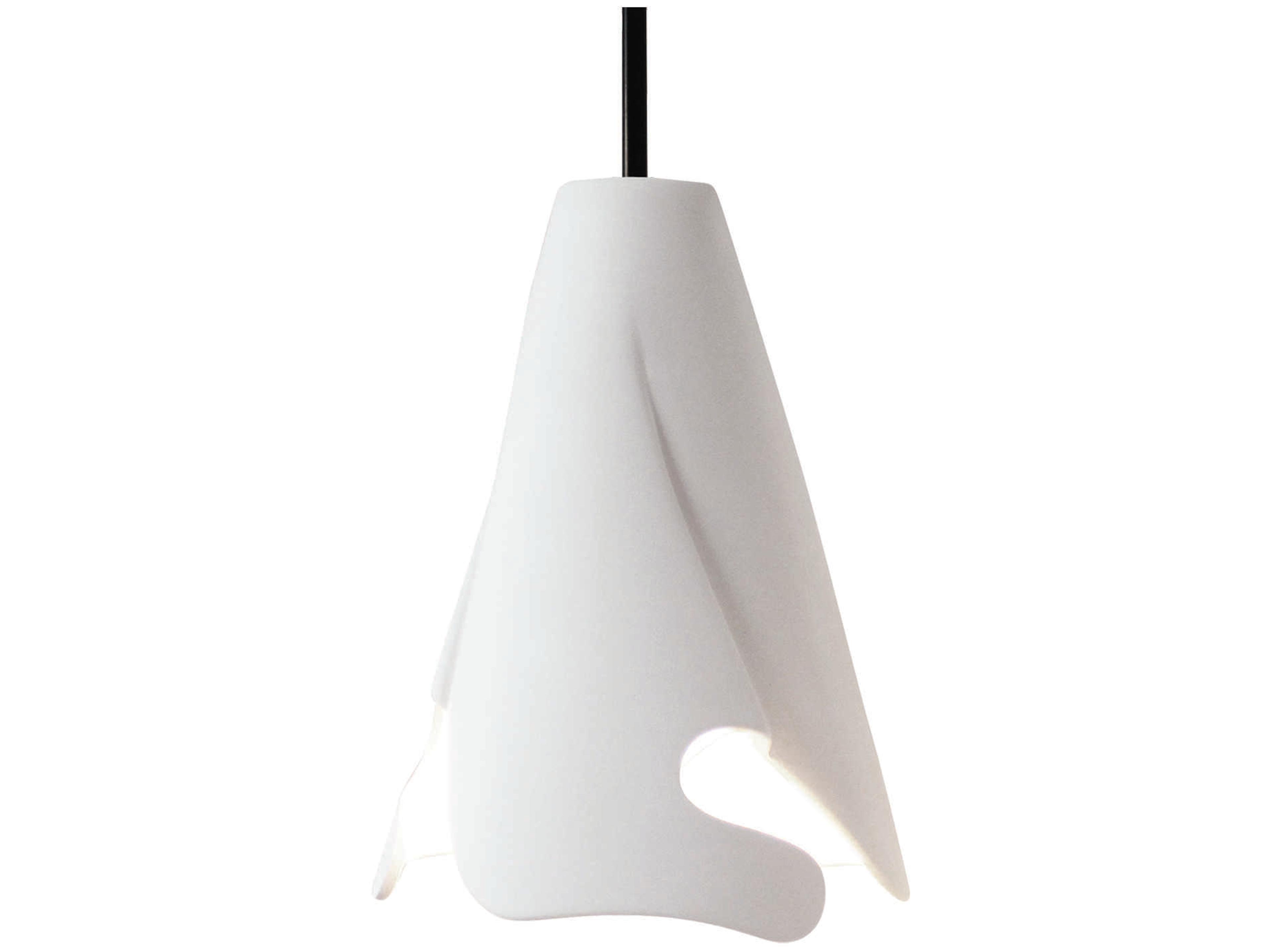 Flora 1-Light White LED Mini Pendant