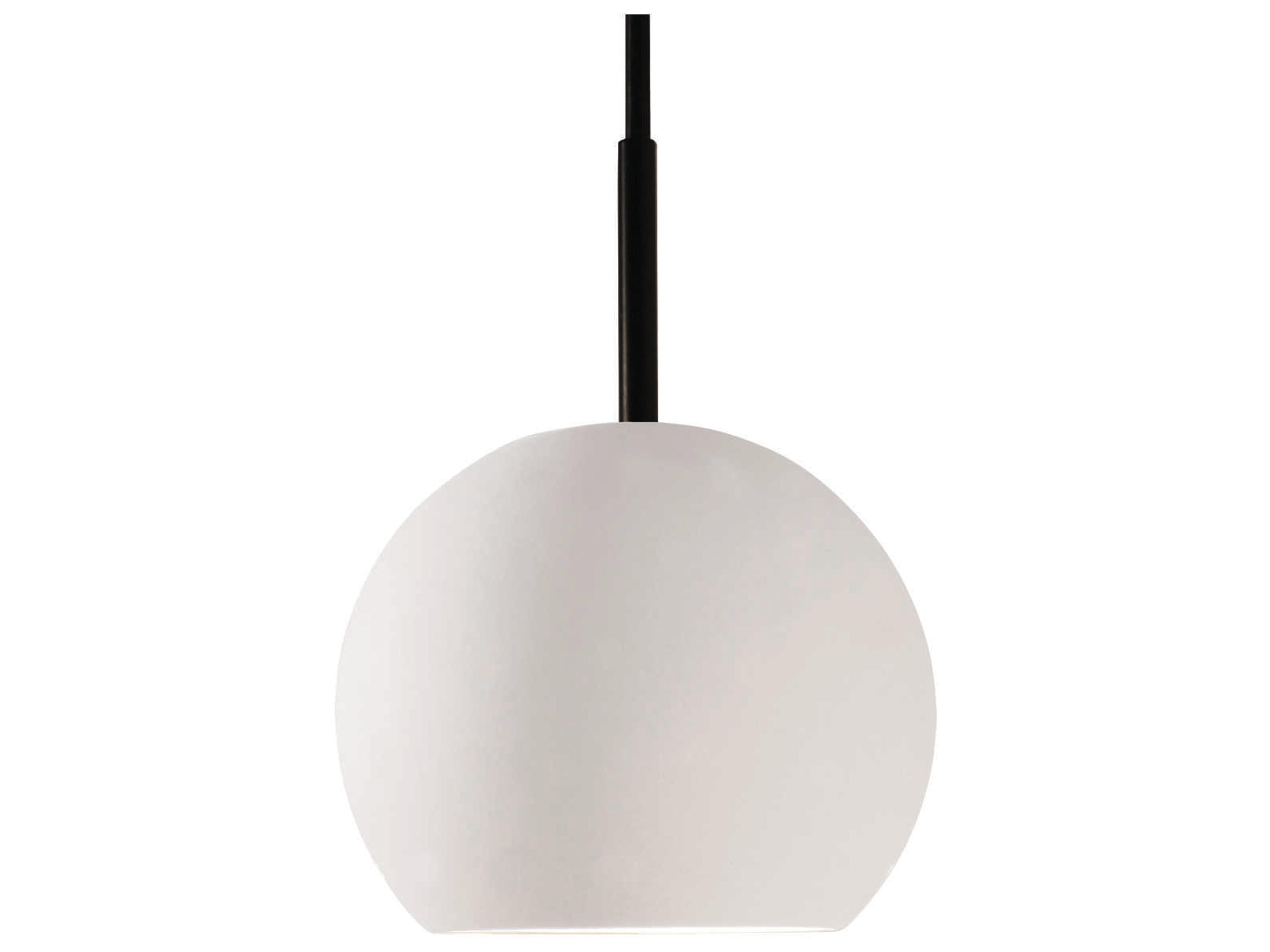 Orb 1-Light White LED Globe Mini Pendant