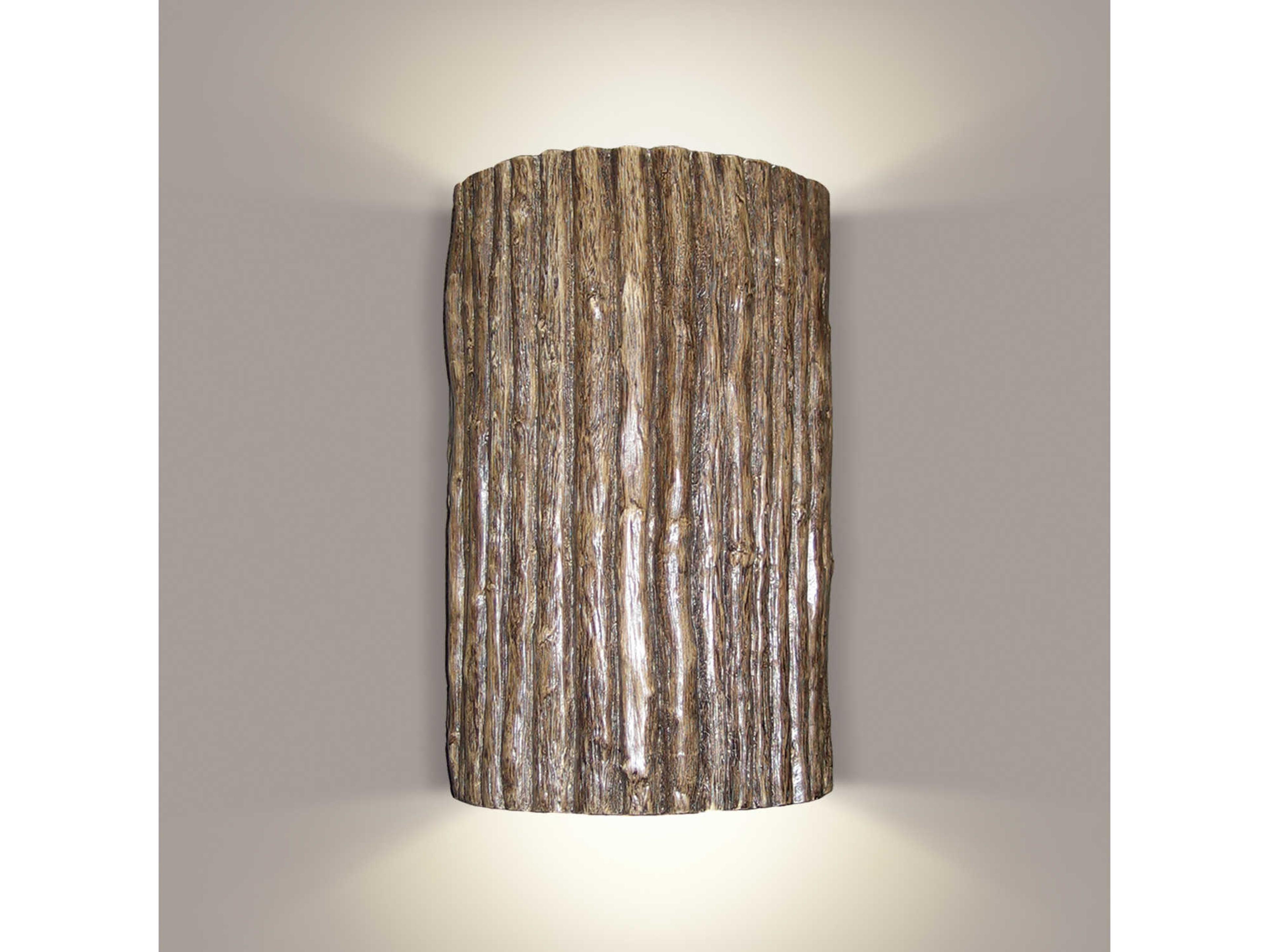 A19 Twigs 1-Light Twig Brown Wall Sconce