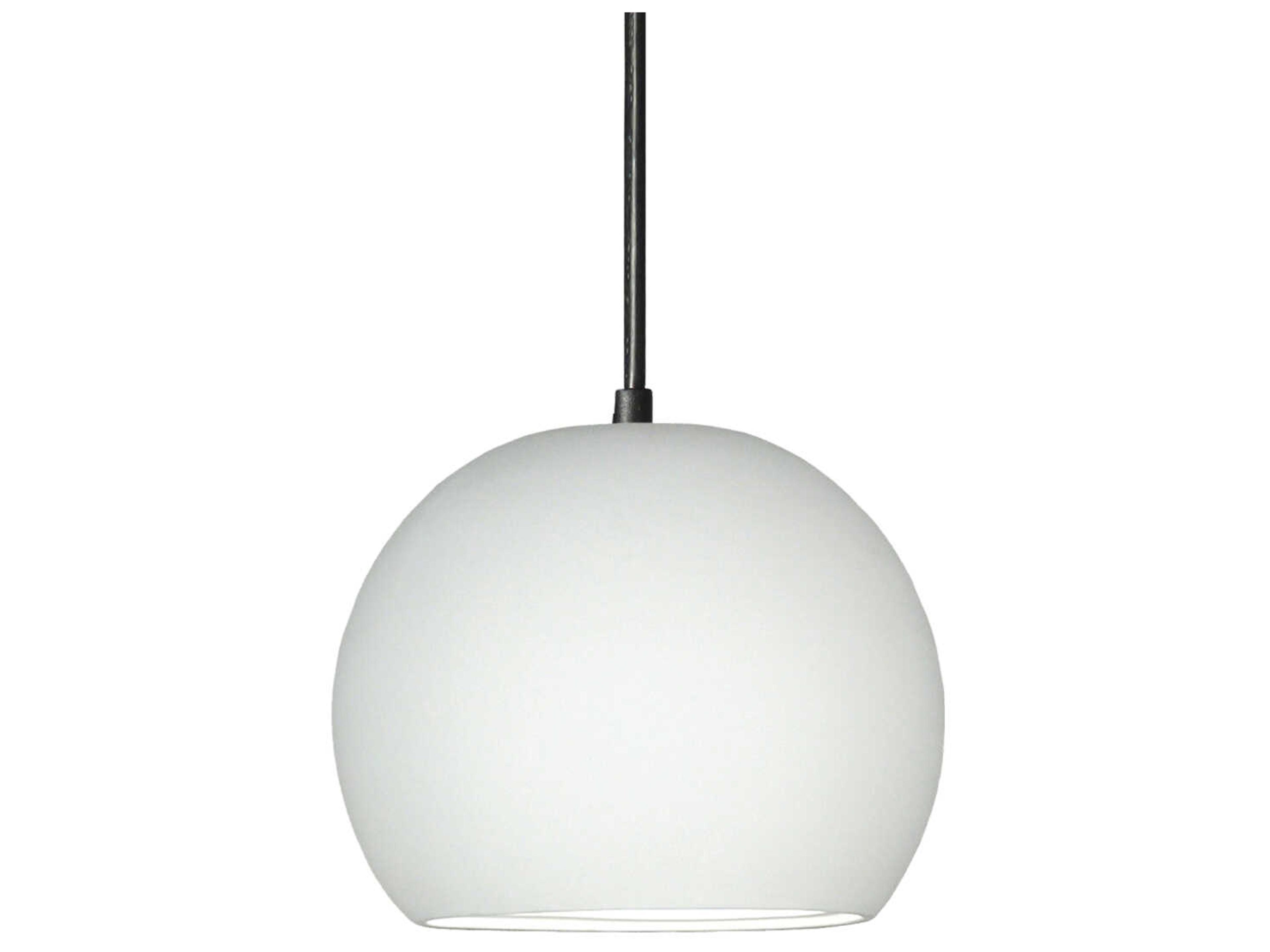 Bonaire 1-Light White Globe Mini Pendant
