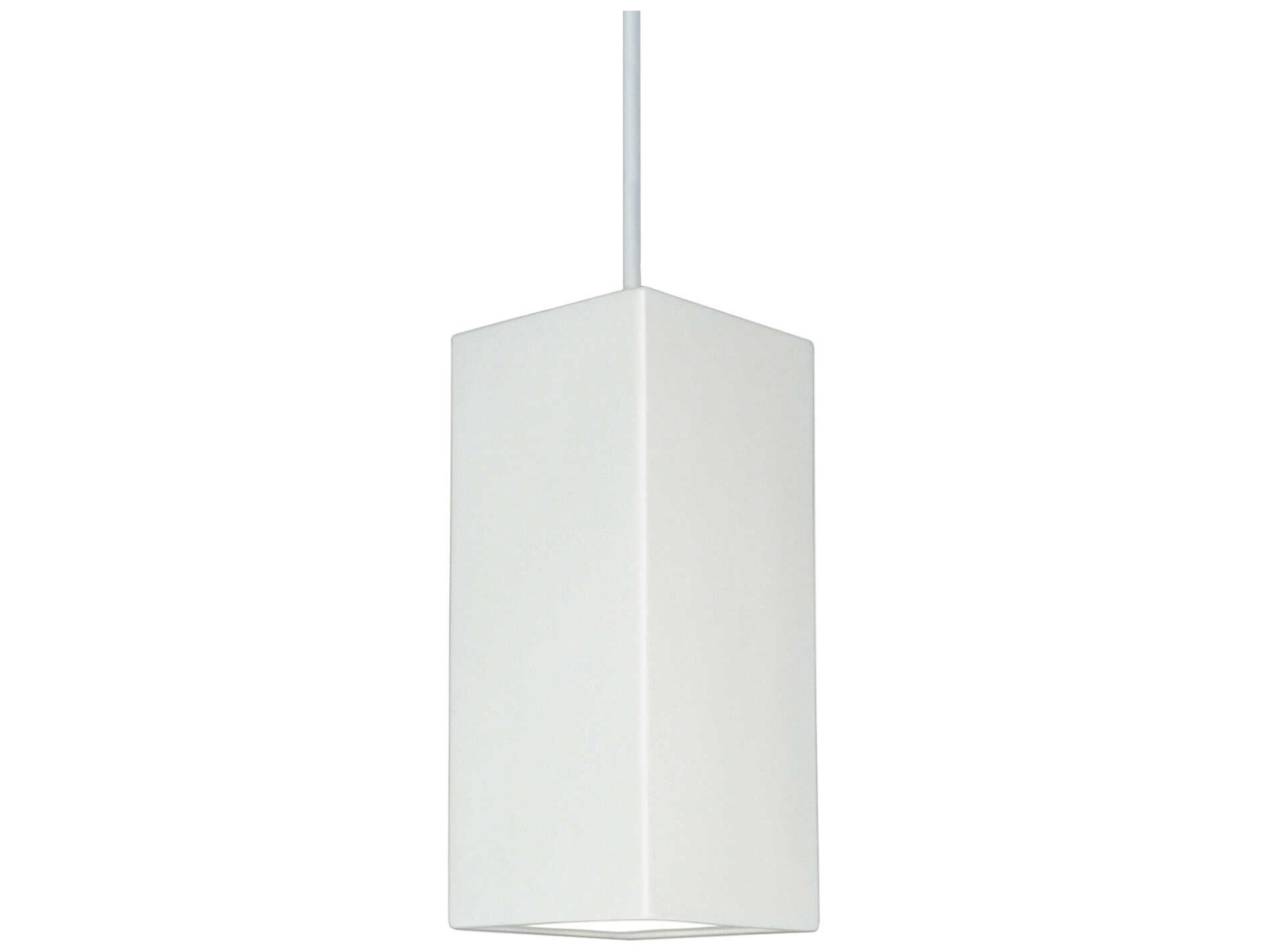 A19 Gran Timor 1-Light White Mini Pendant