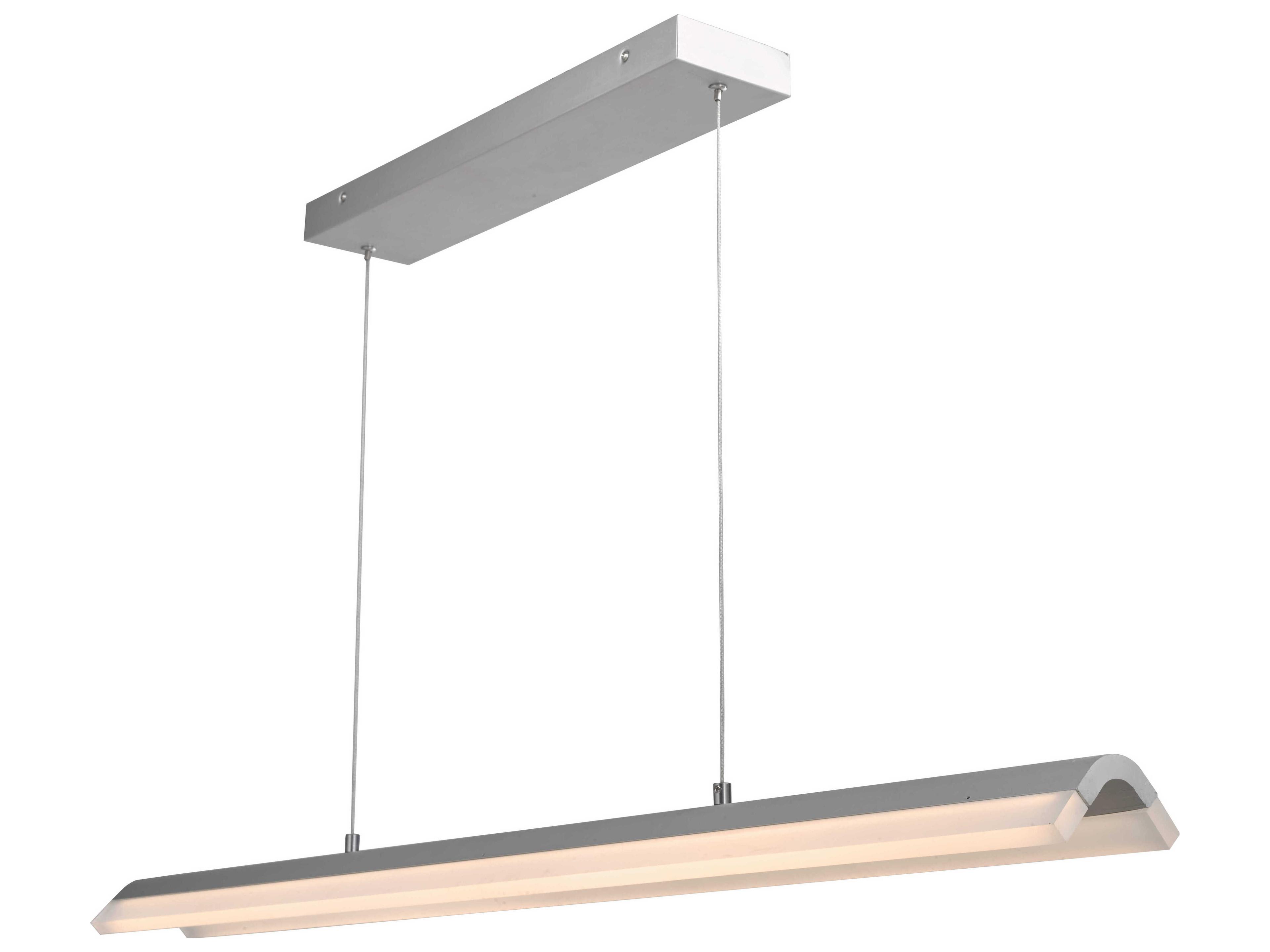 Eros Pendant Light in Titanium Silver Modern LED Fixture