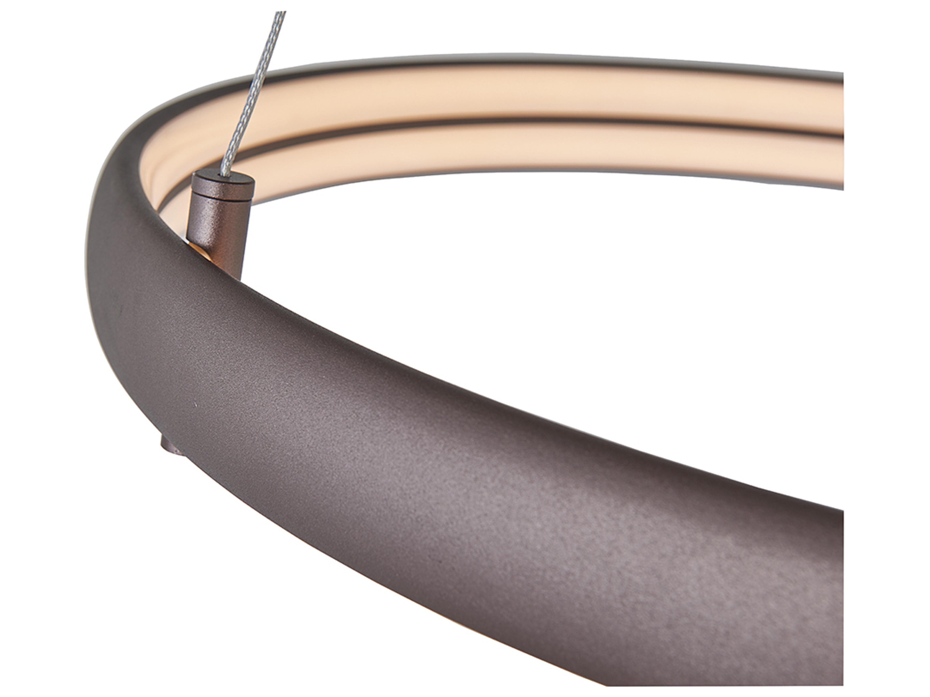 Abra Sling 1-Light Bronze Round Pendant