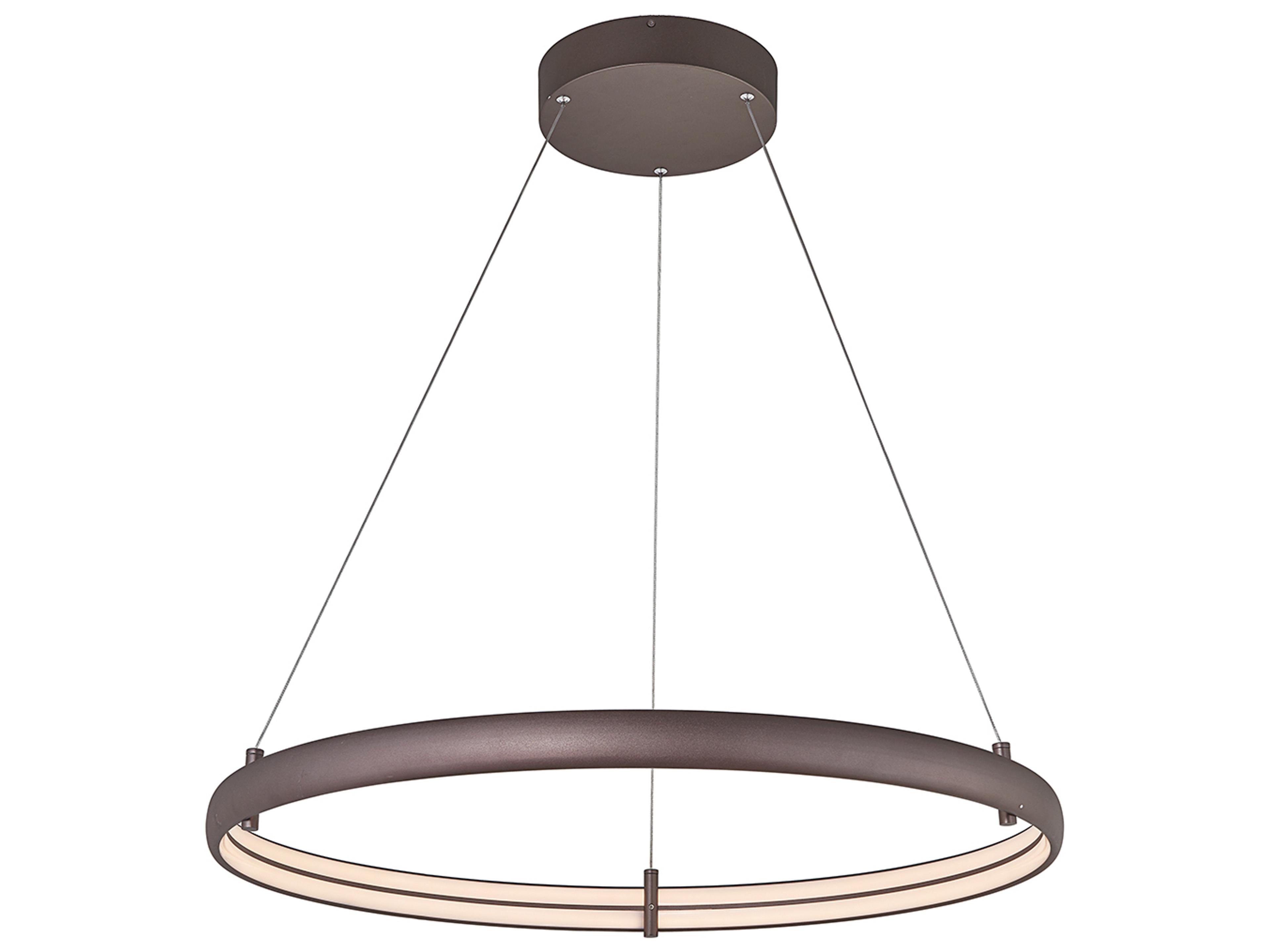 Abra Sling 1-Light Bronze Round Pendant