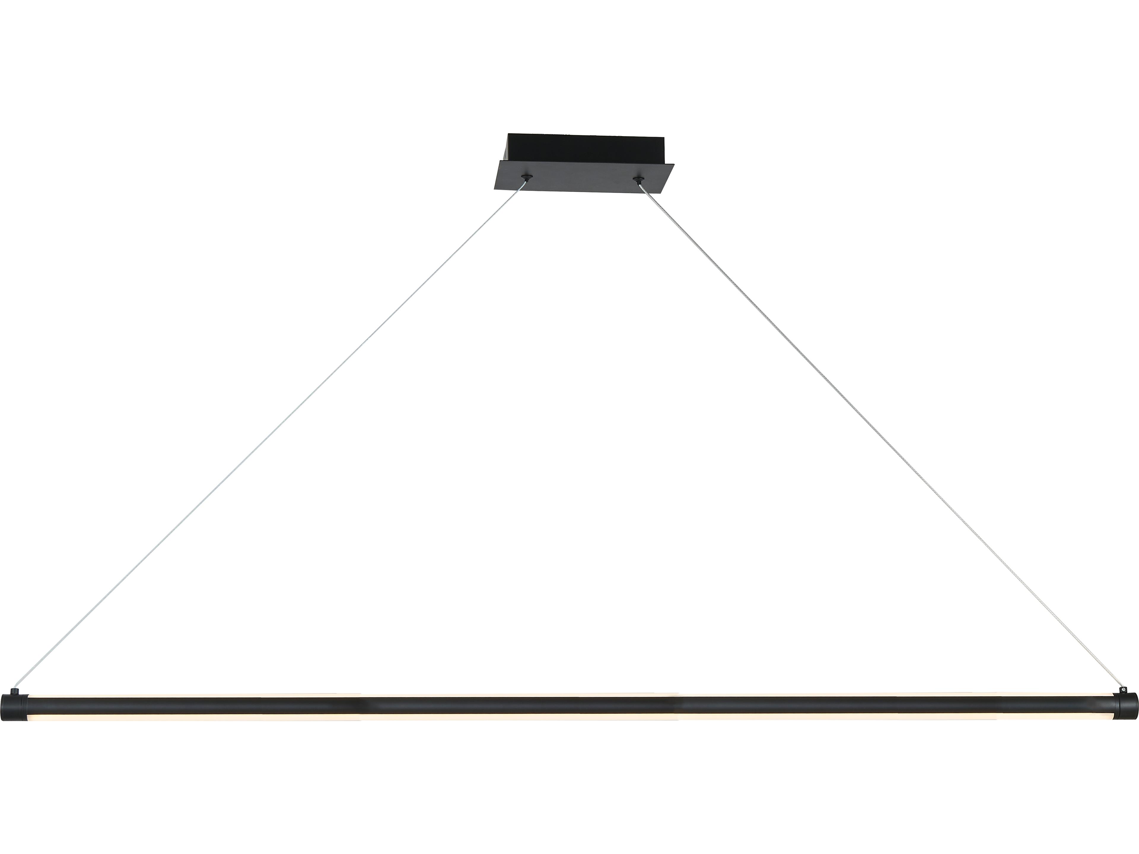 ORB Linear Bar Pendant Matte Black