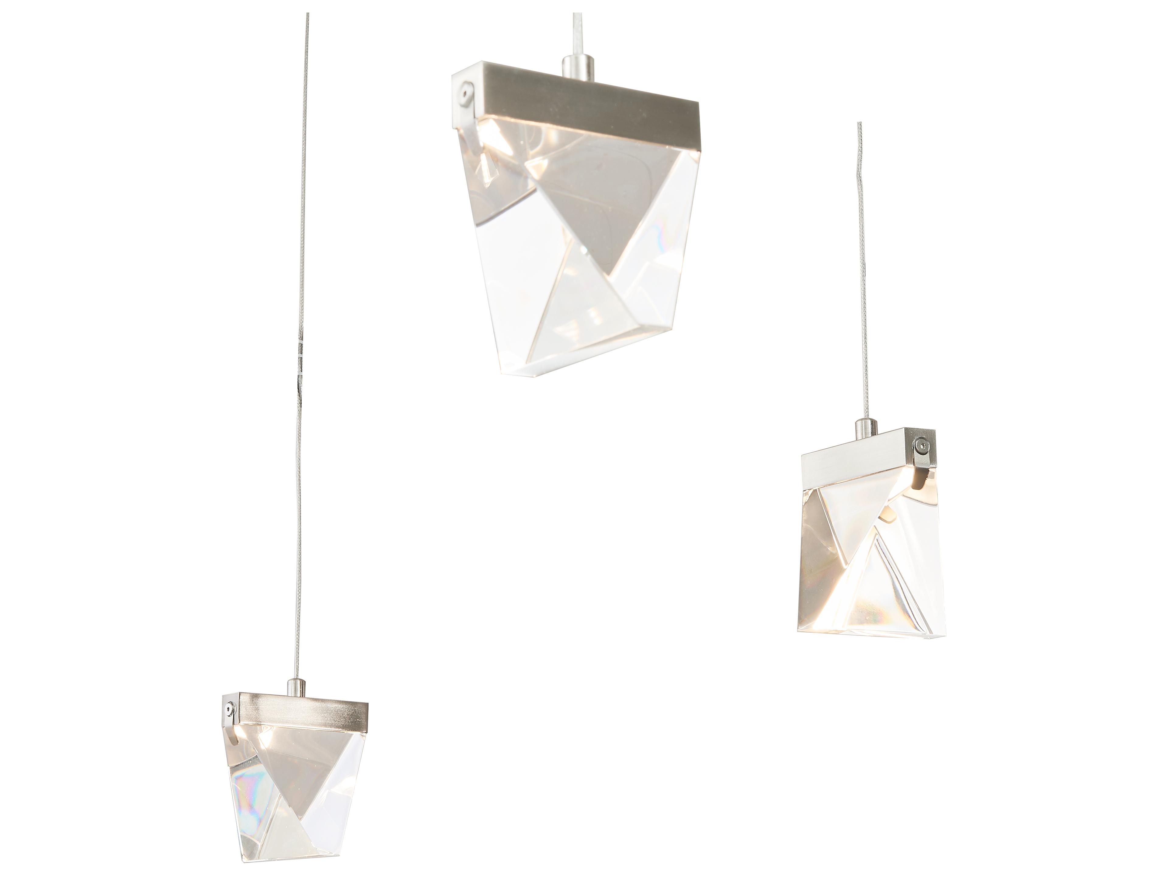 Abra Atlas 1-Light Brushed Nickel Mini Pendant