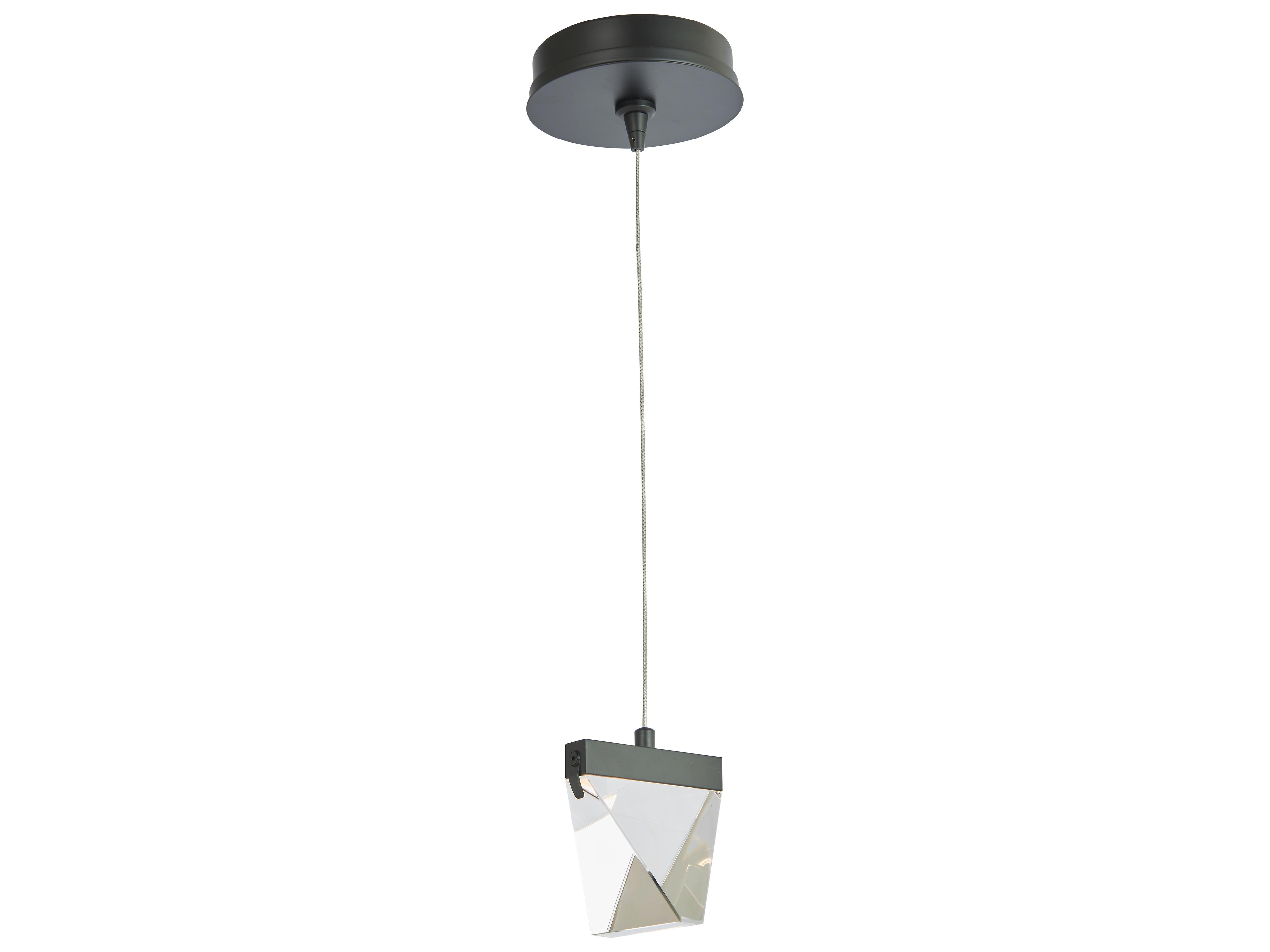 Abra Atlas 1-Light Matte Black Mini Pendant