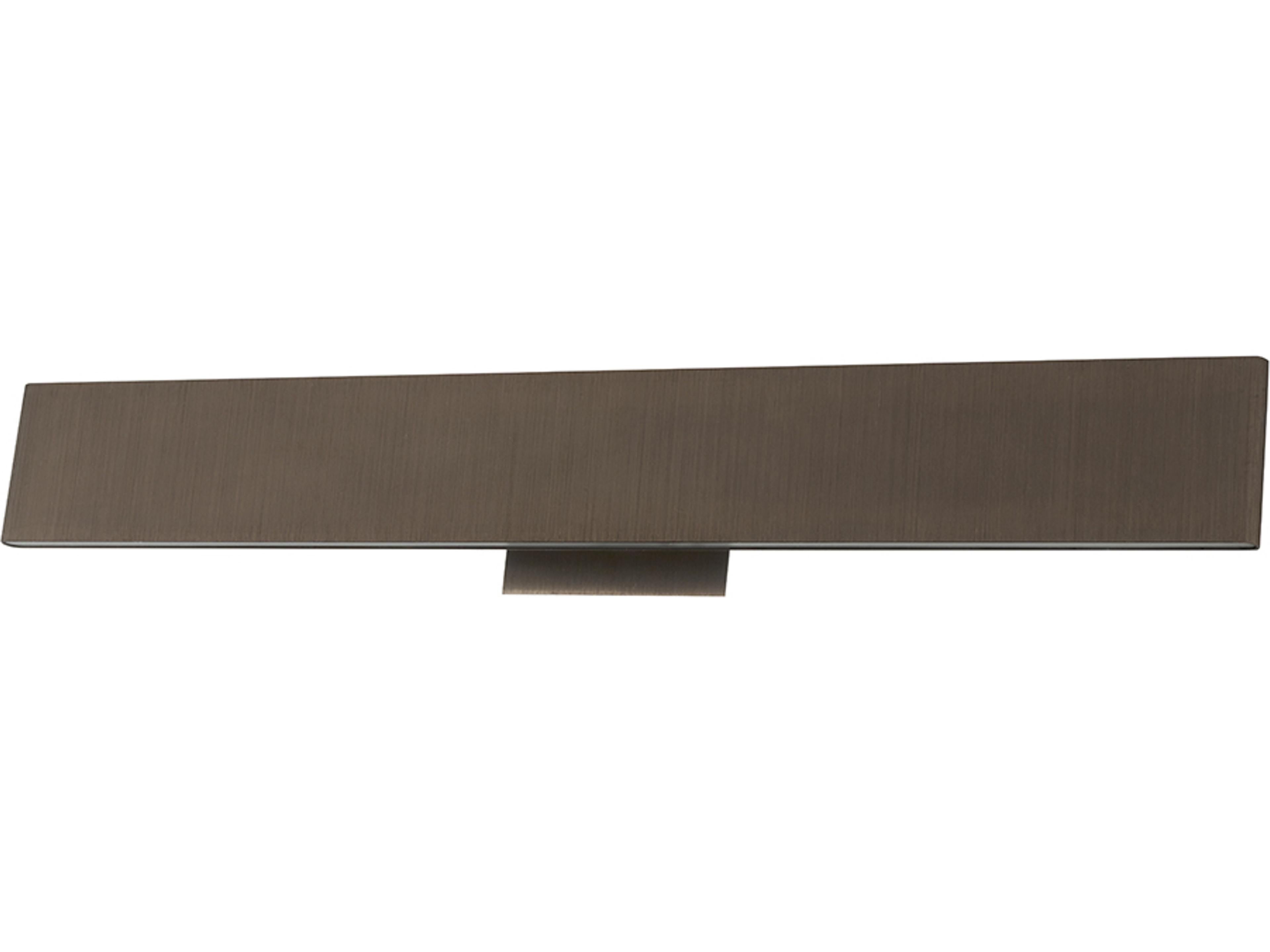 Abra Slim 2-Light Brushed Bronze Vanity Light