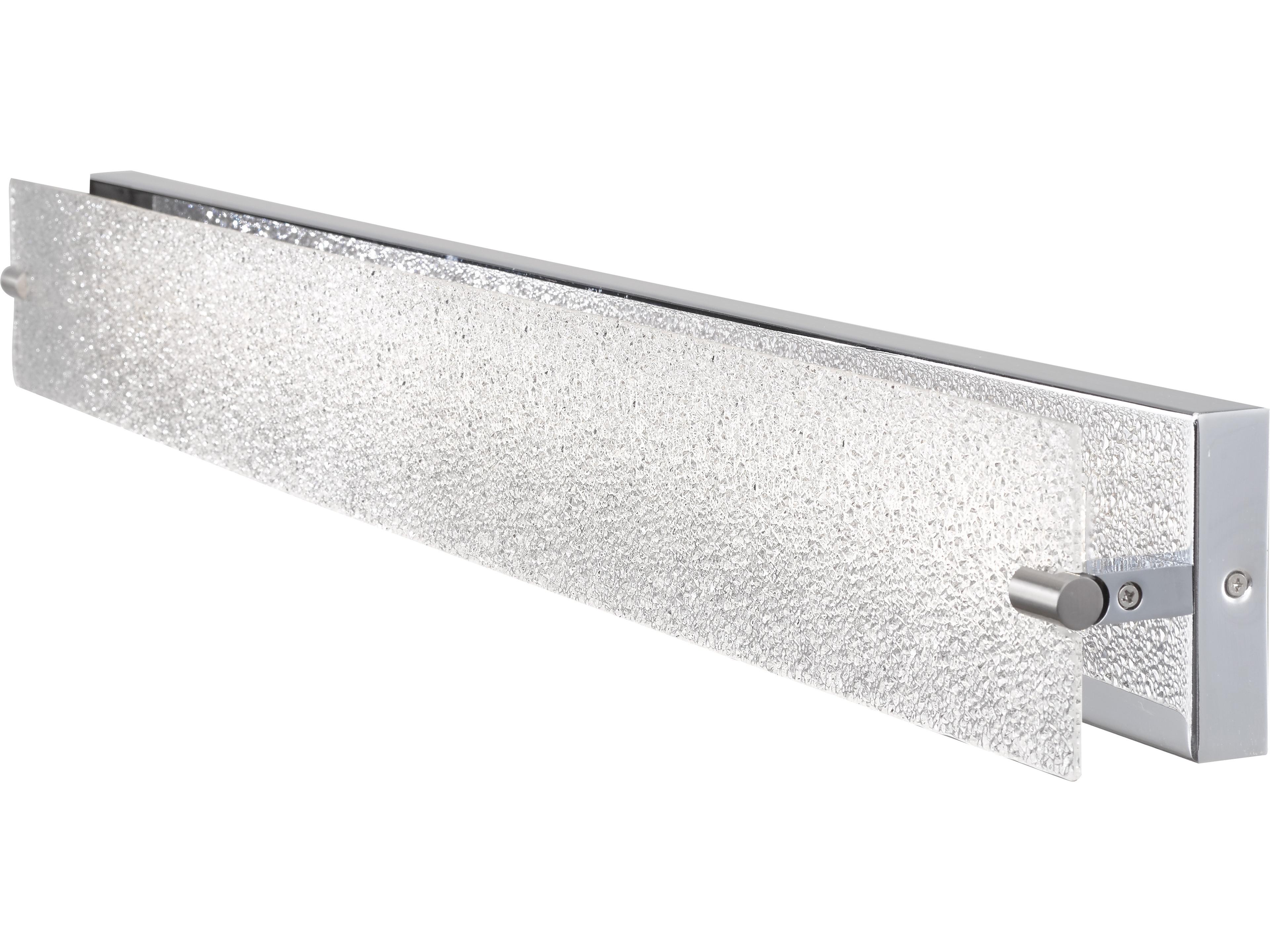 Abra Blaze 1-Light Chrome Vanity Light
