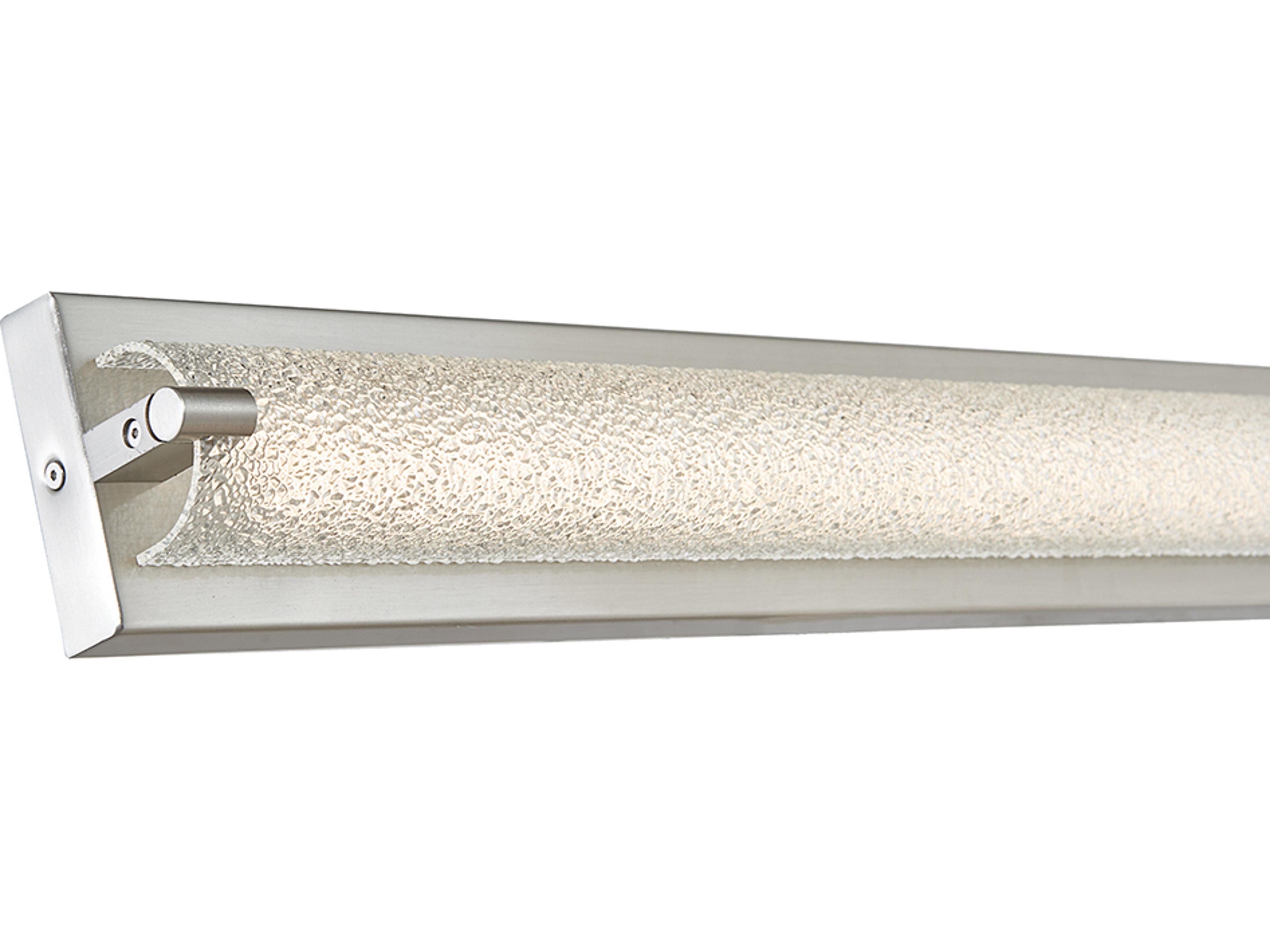 Abra Veil 1-Light Brushed Nickel Vanity Light