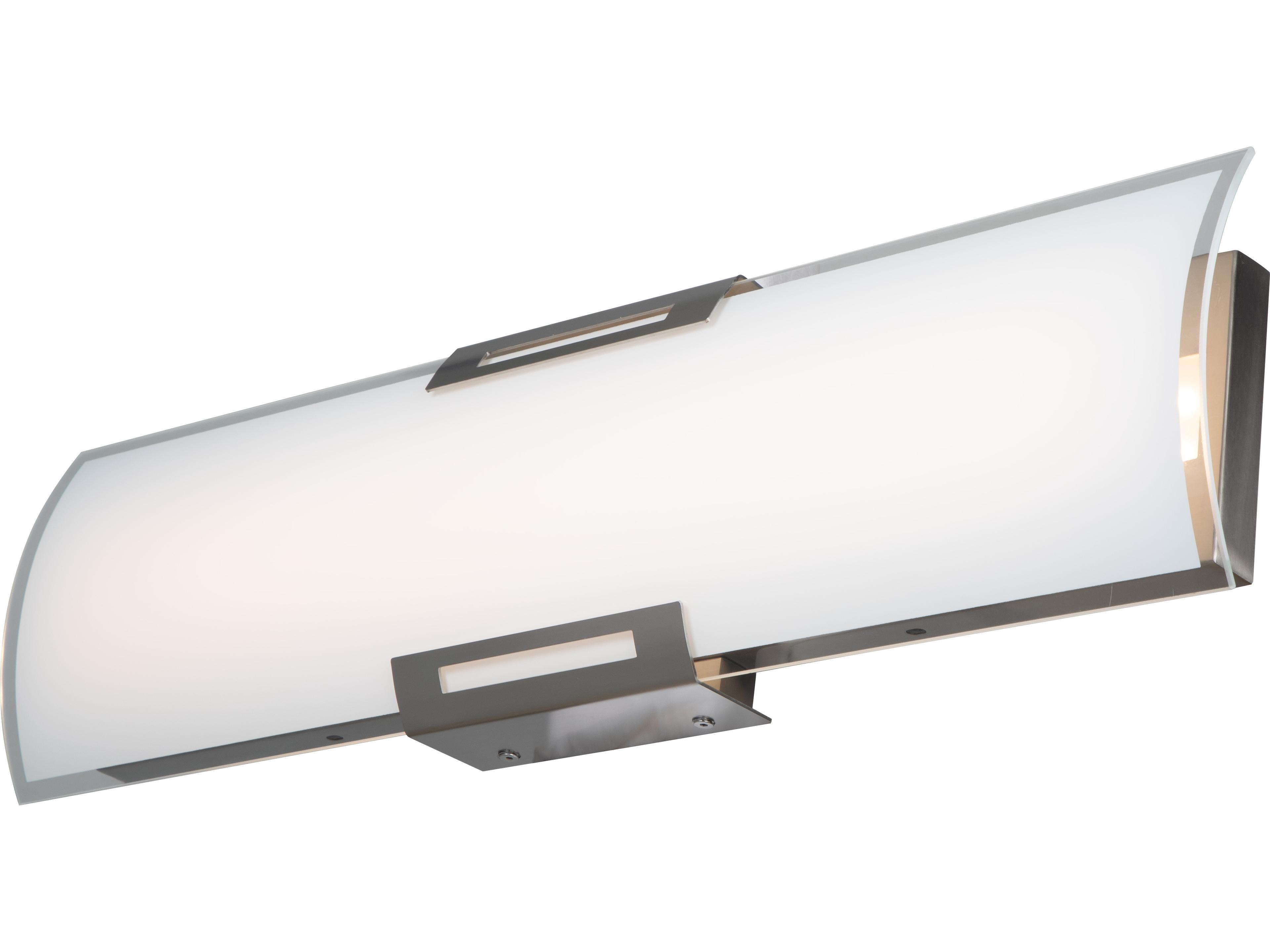 Abra Allure 1-Light Brushed Nickel Vanity Light