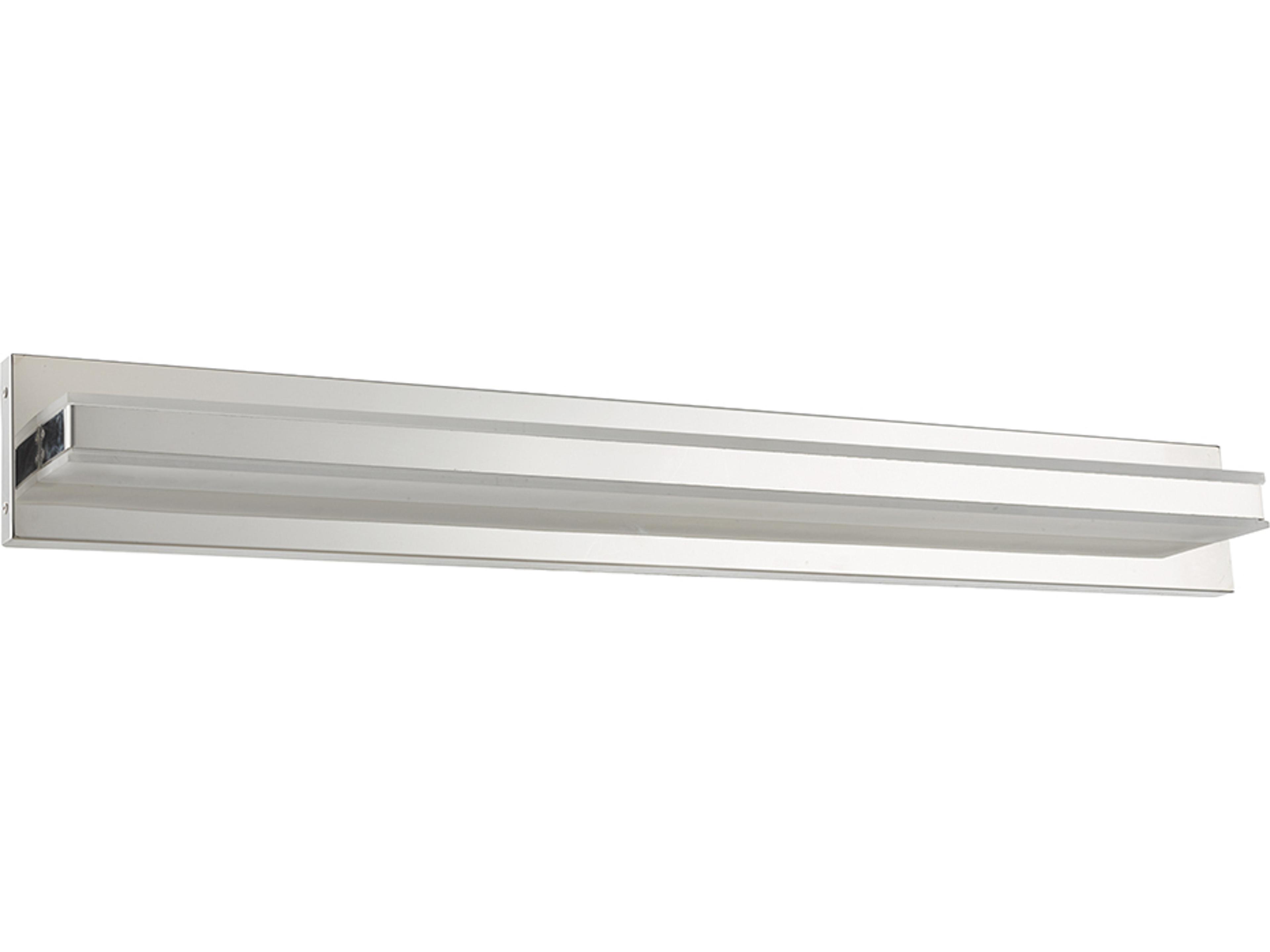 Abra Fusion 1-Light Chrome Vanity Light