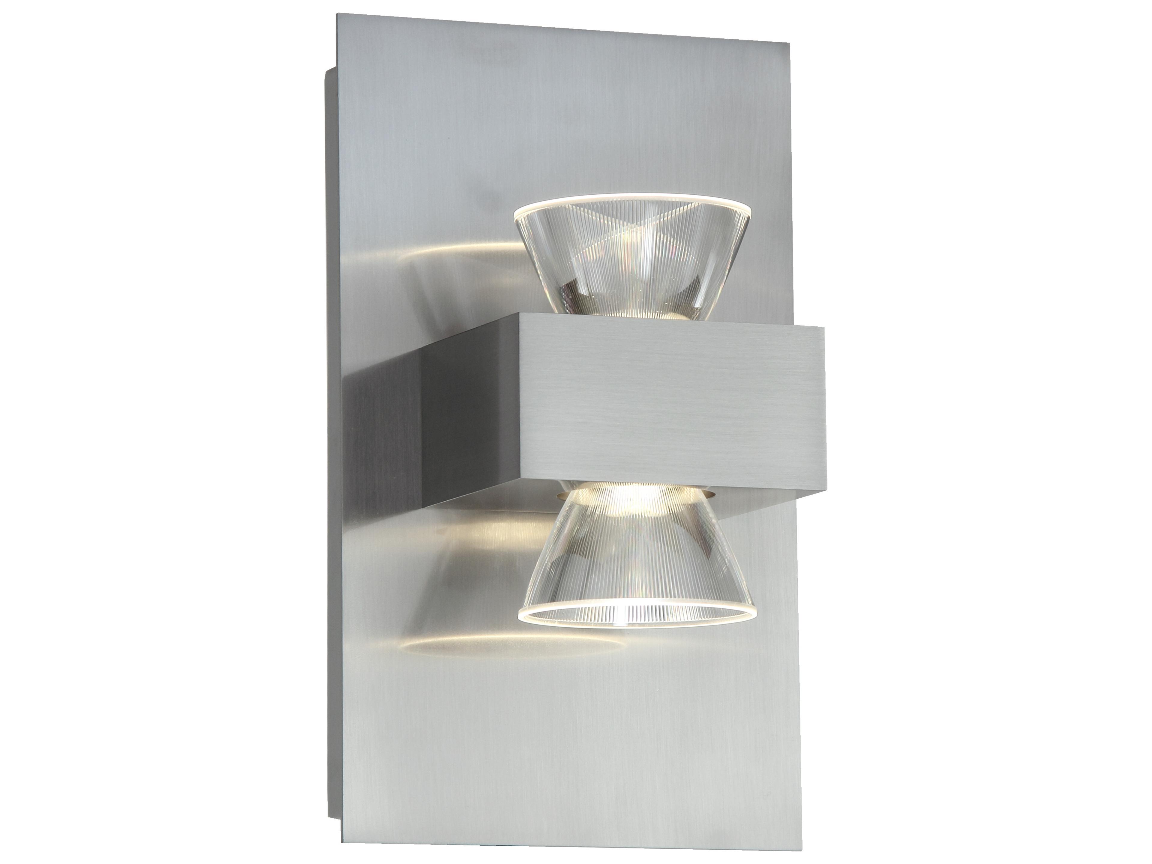 Lighting Jet 2-Light LED Bath Vanity in Brushed Nickel
