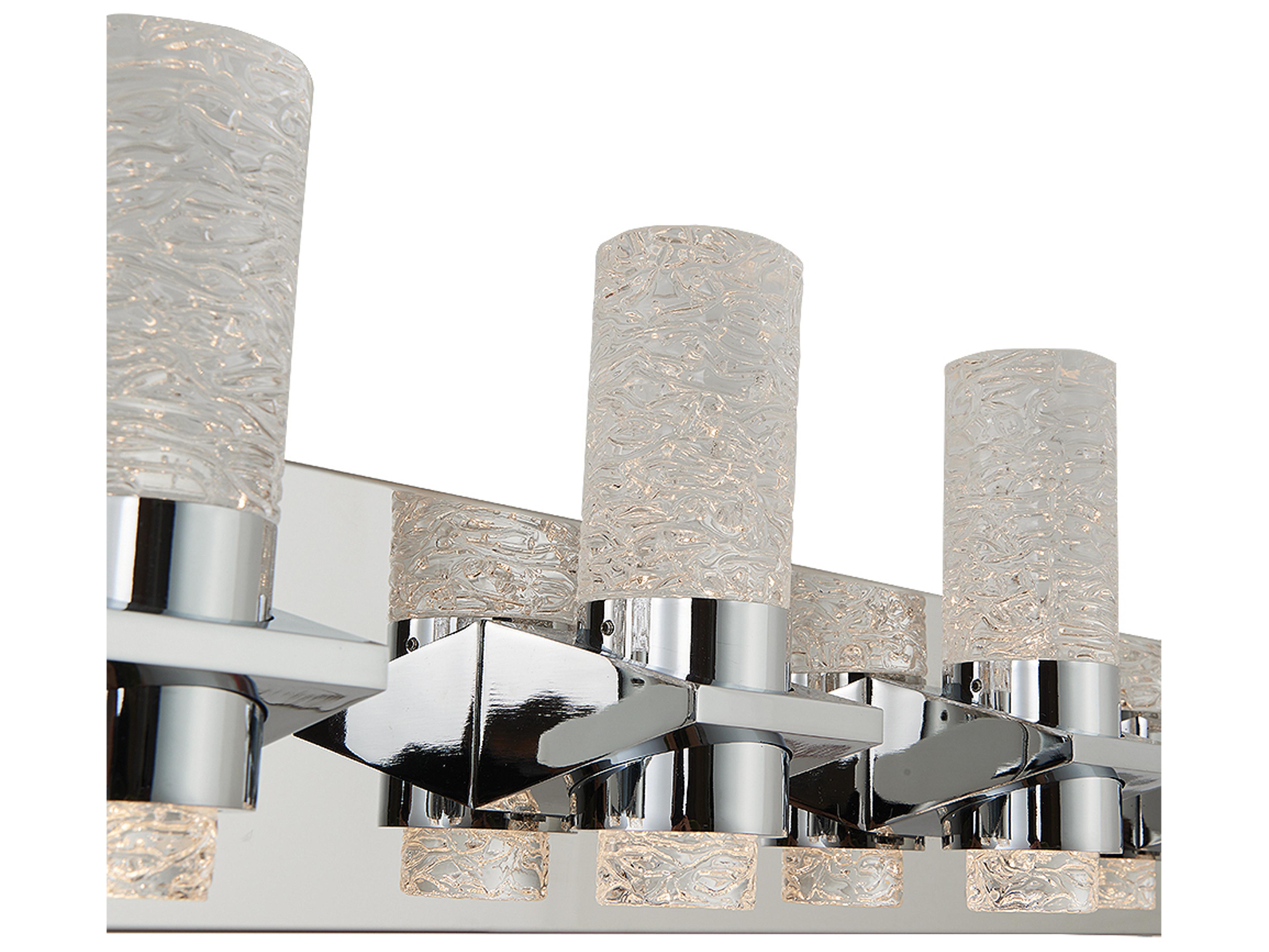 Abra Krypton 8-Light Chrome Vanity Light