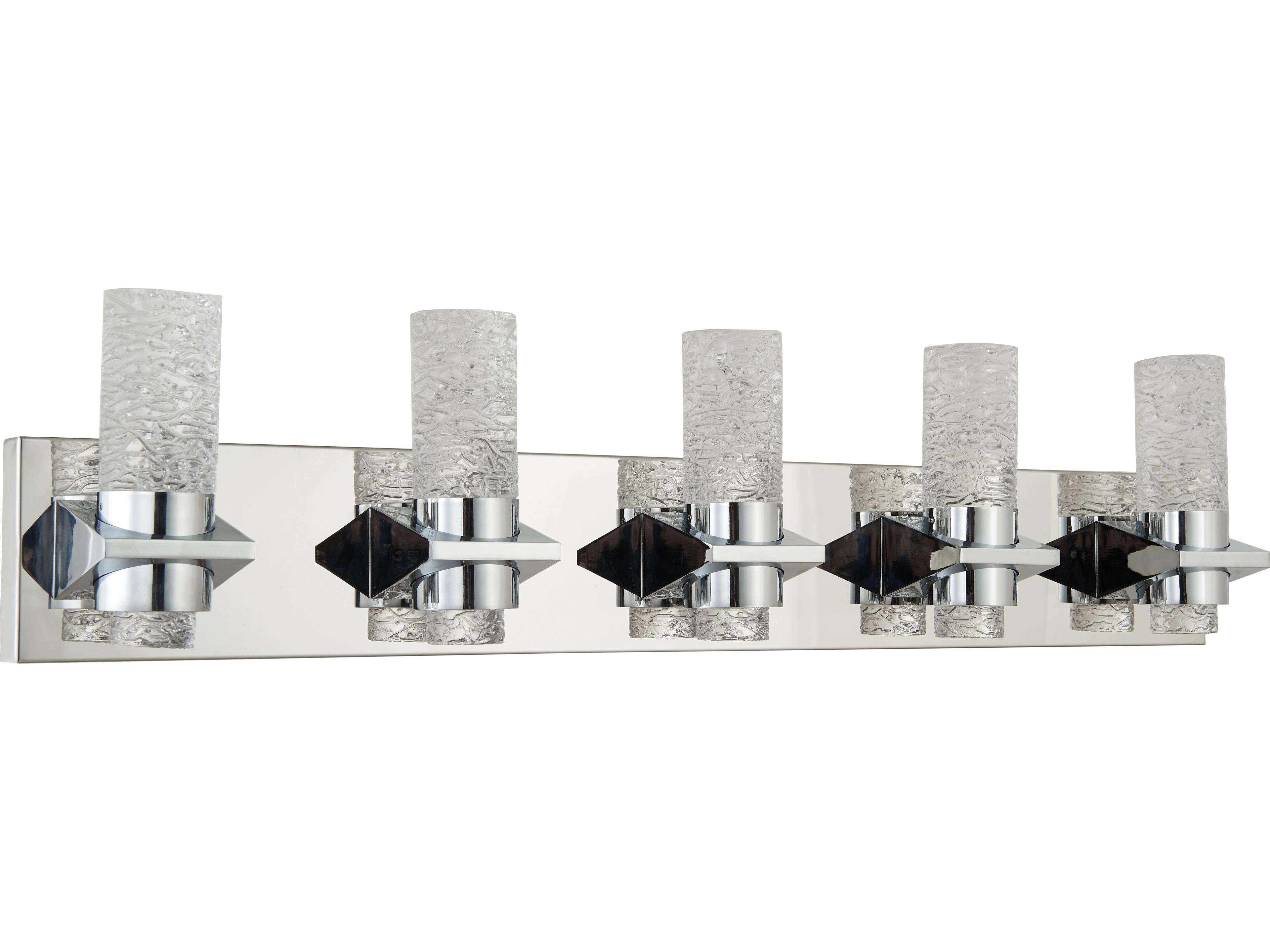 Abra Krypton 10-Light Chrome Vanity Light