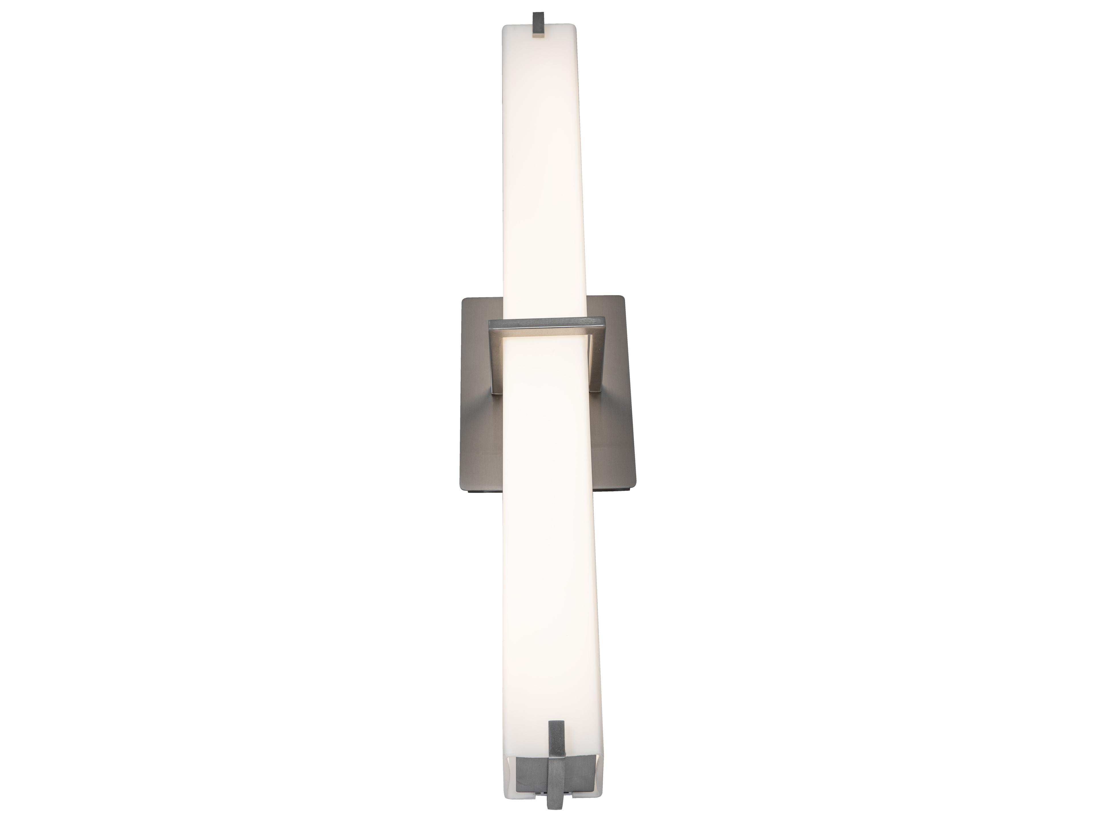 Abra Squire 1-Light Brushed Nickel Vanity Light