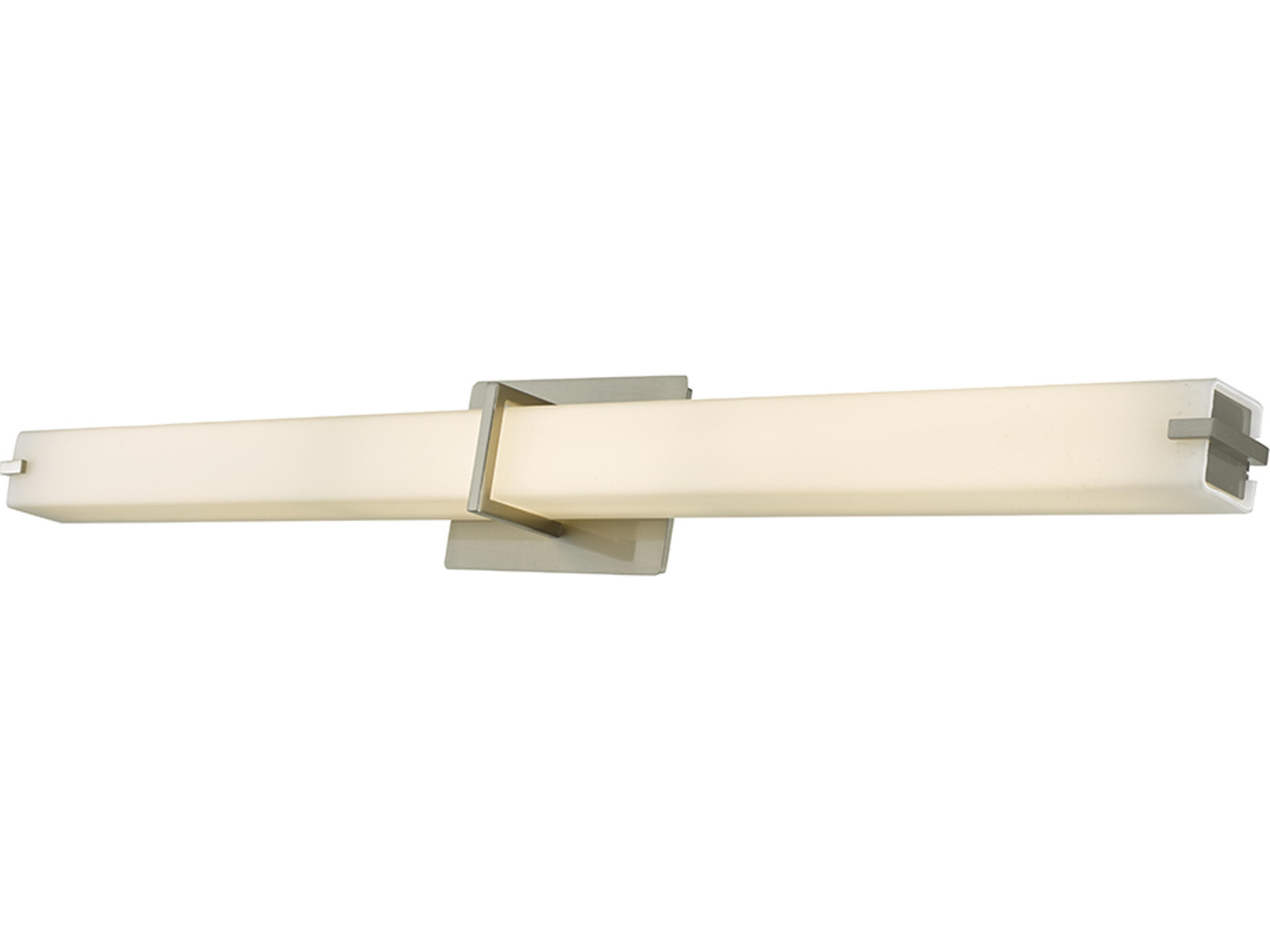 Lighting Squire LED Bath Vanity Light 38-Inch Brushed Nickel